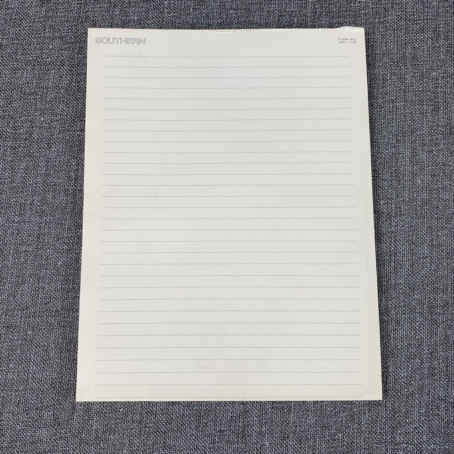 Southern Railway System SOU Railroad Notepad Form 812 and Pencils 1970's