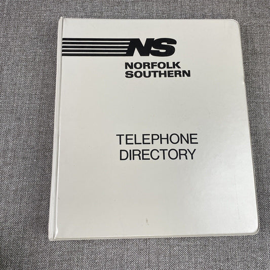 Vintage Norfolk Southern NS Railroad Telephone Directory