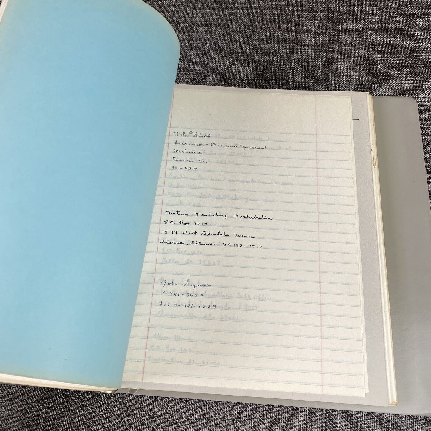 Vintage Norfolk Southern NS Railroad Telephone Directory