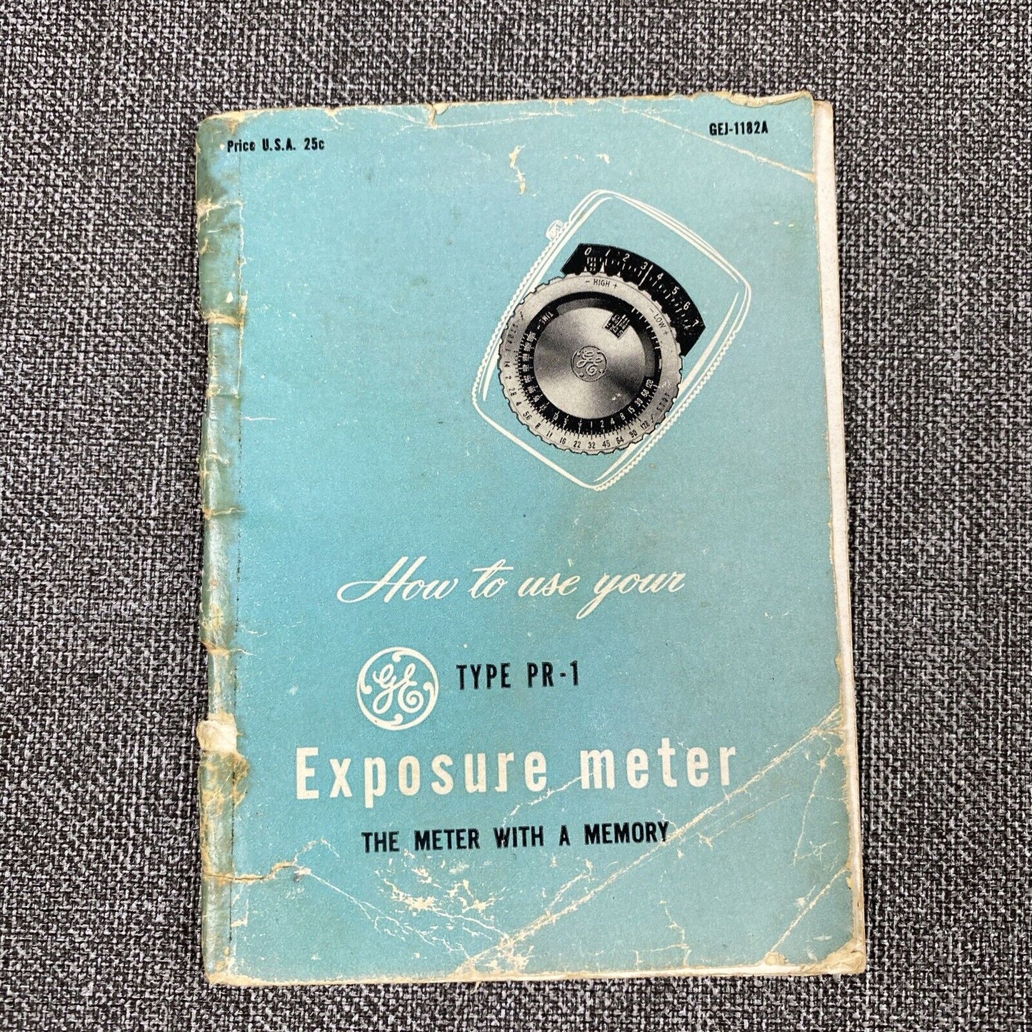 General Electric GE Light Exposure Meter Pr-1 Manual Only, 47 pages