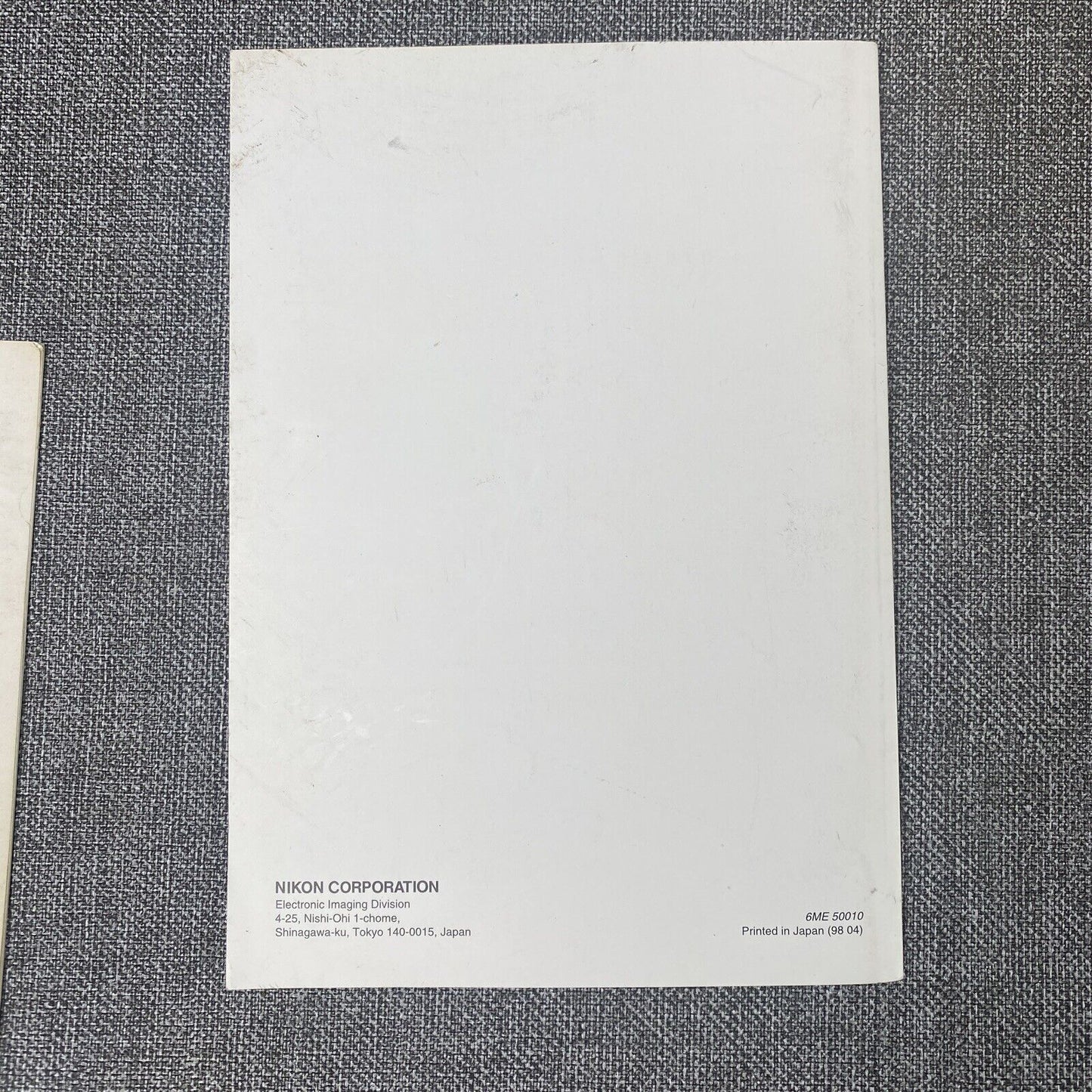 Nikon LS-2000 35mm Film Negative Scanner user's manual , 35 pages