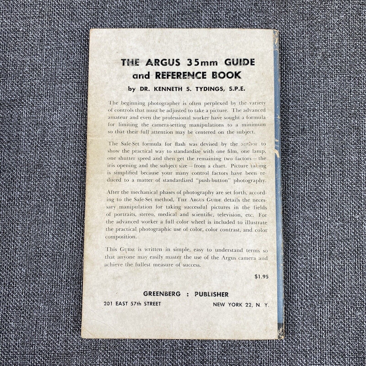 Argus Original 35mm Film Camera Guide , 128 pages