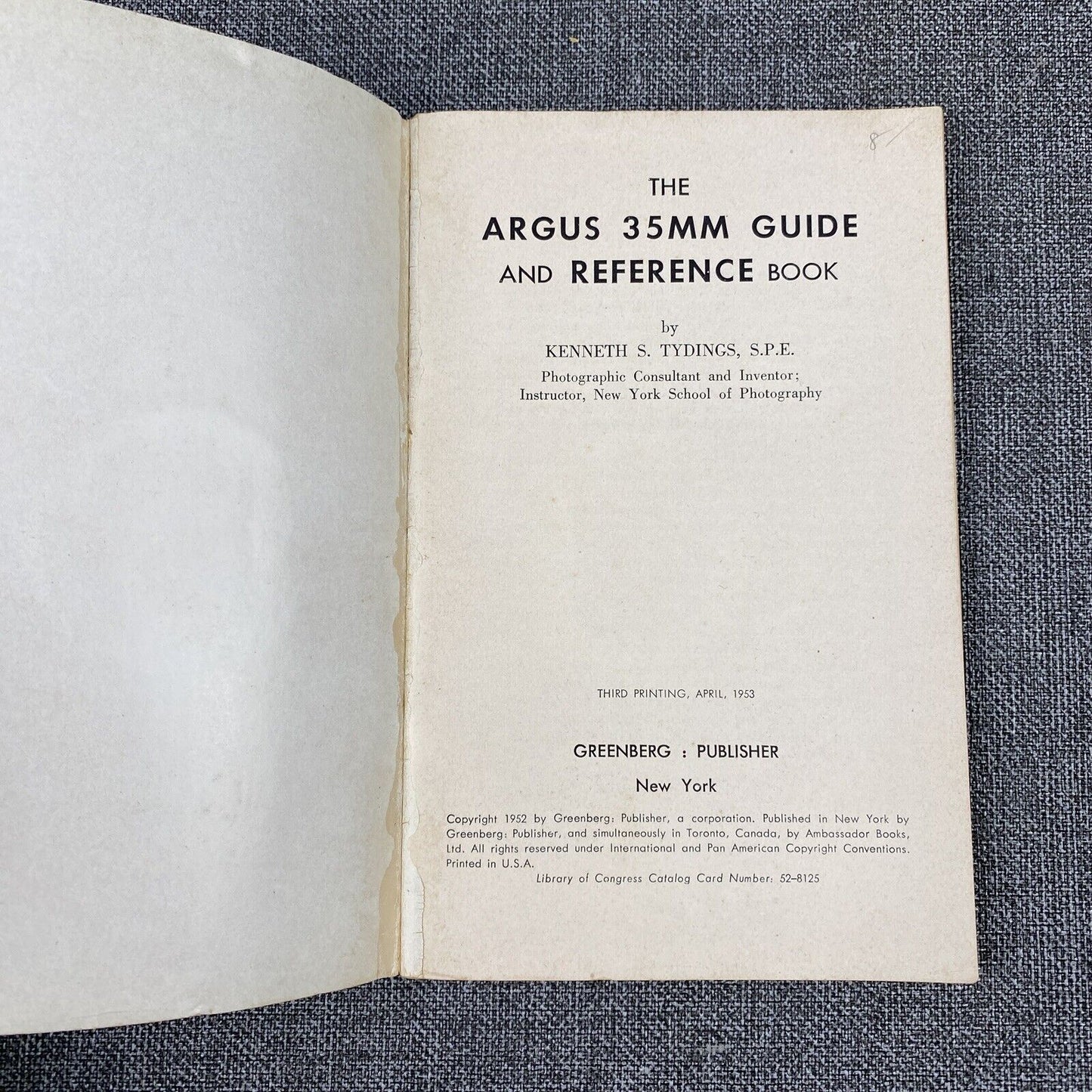 Argus Original 35mm Film Camera Guide , 128 pages