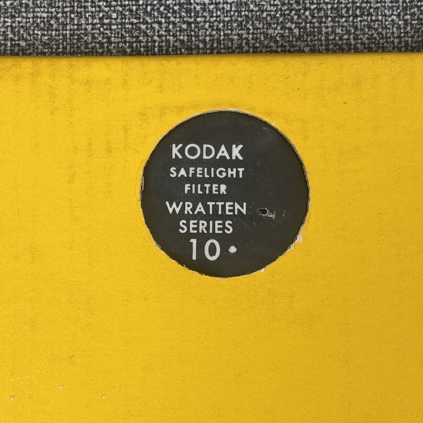 Kodak 10x12 Safelight glass filter Wratten Series 10 NOS