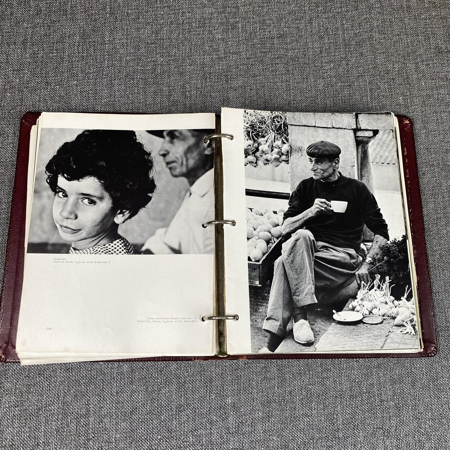 lot of Leica Fotografie Magazines English Edition from 1960's in a binder