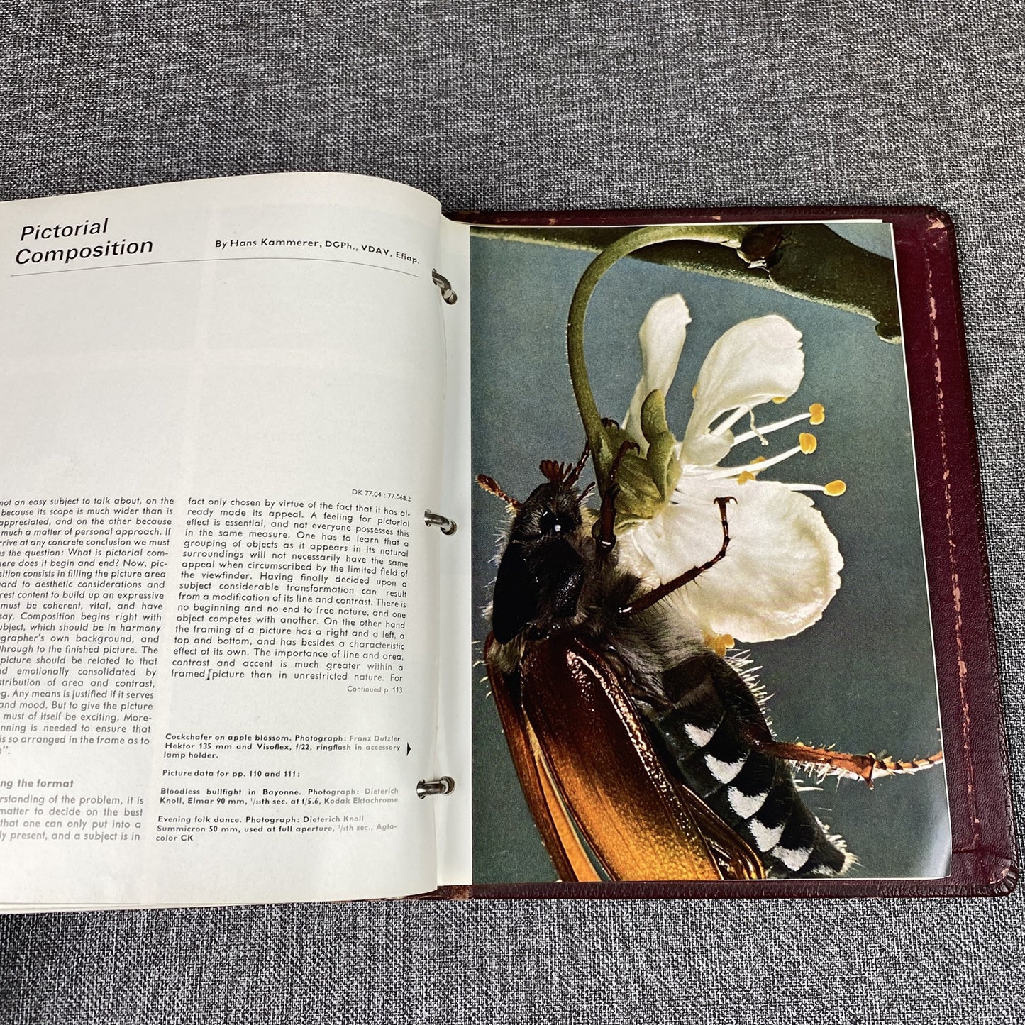 lot of Leica Fotografie Magazines English Edition from 1960's in a binder