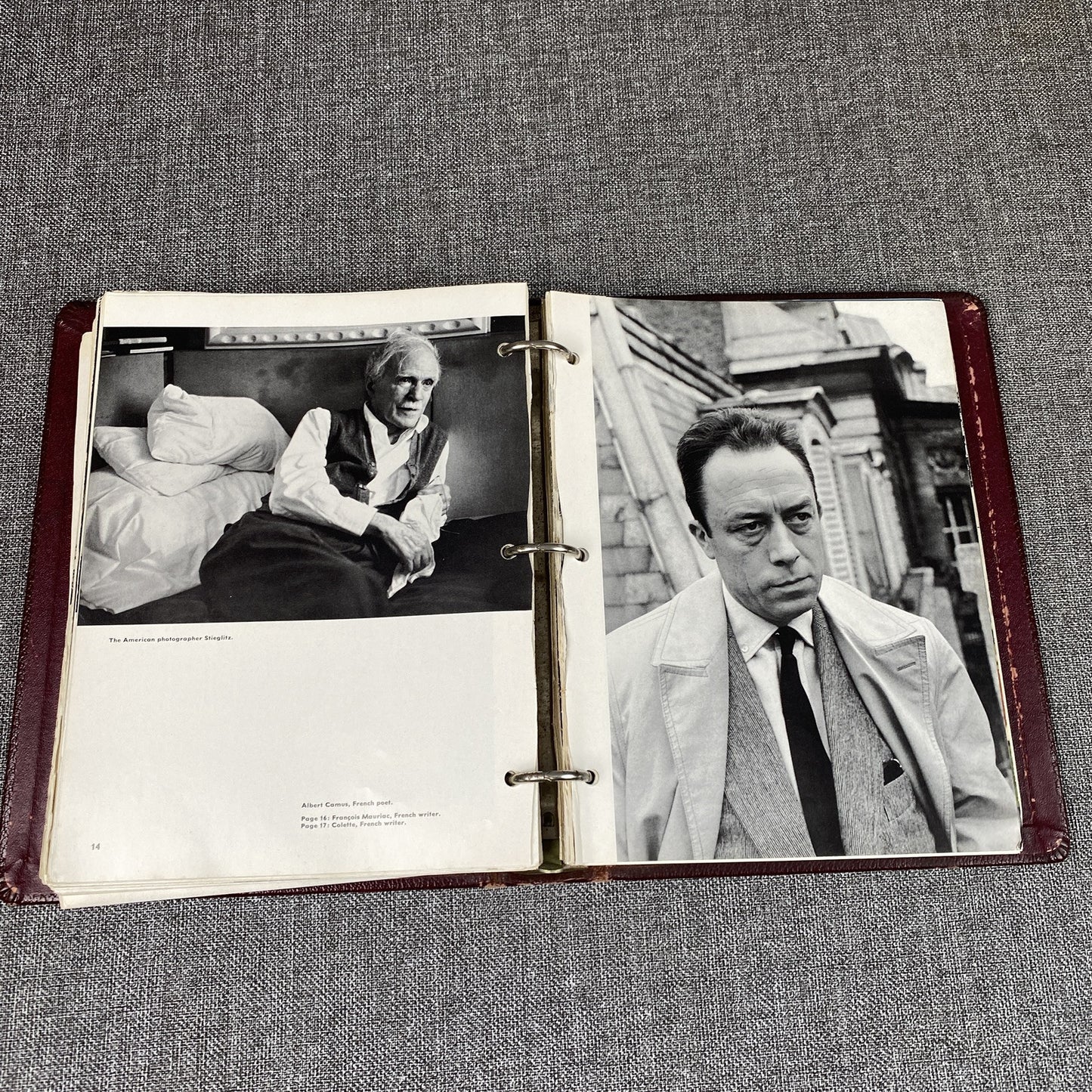 lot of Leica Fotografie Magazines English Edition from 1960's in a binder