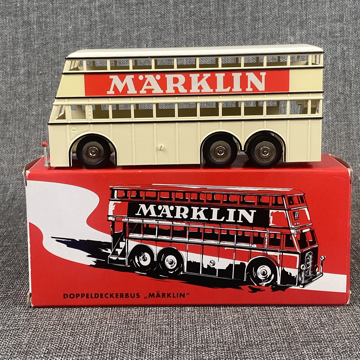 Marklin 18080 Double Decker Bus with "Märklin" Advertising