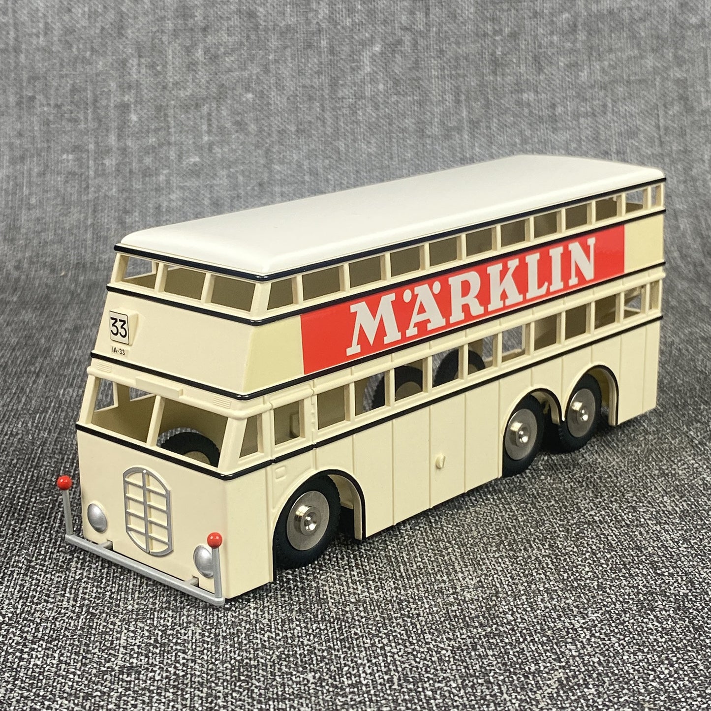 Marklin 18080 Double Decker Bus with "Märklin" Advertising