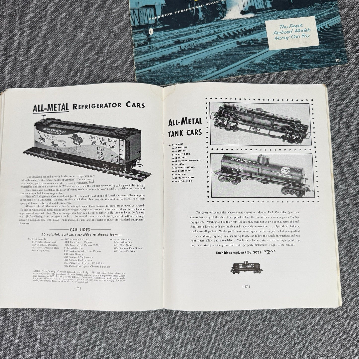Mantua and Tyco Model Train Catalogs 1948