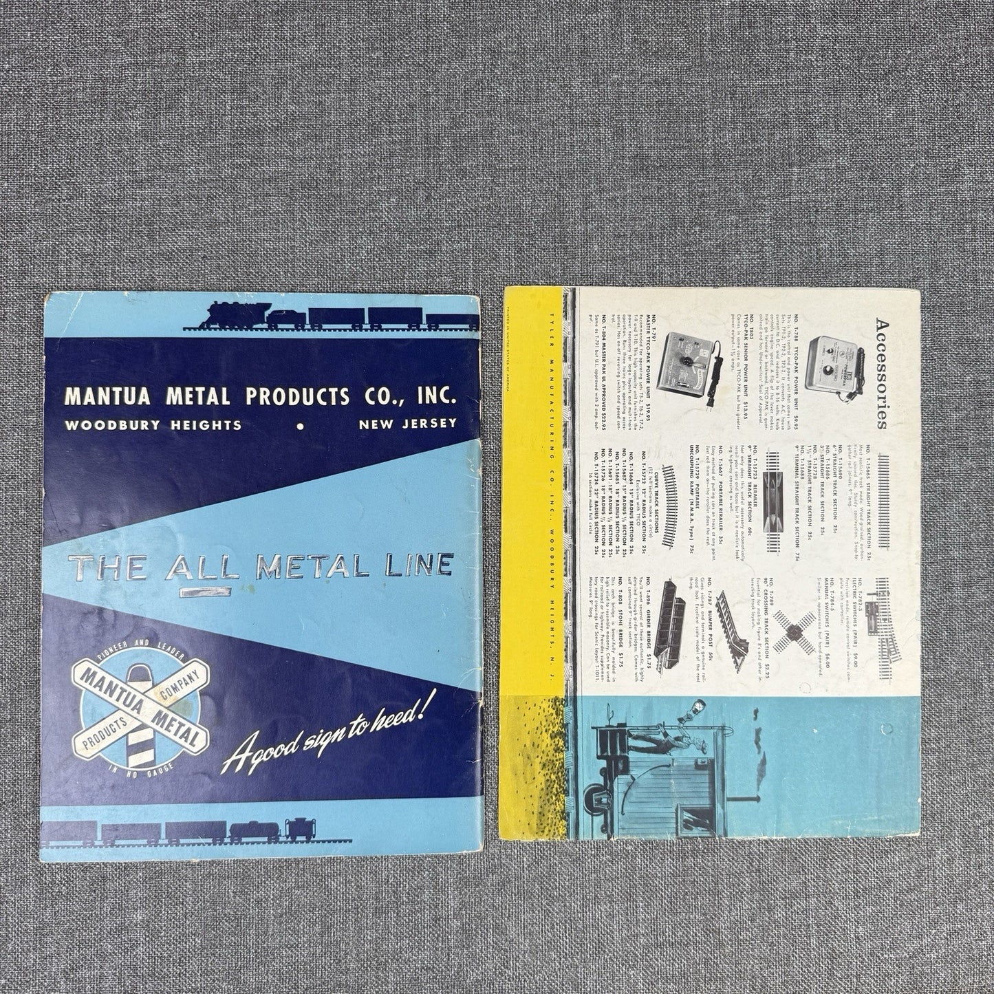 Mantua and Tyco Model Train Catalogs 1948