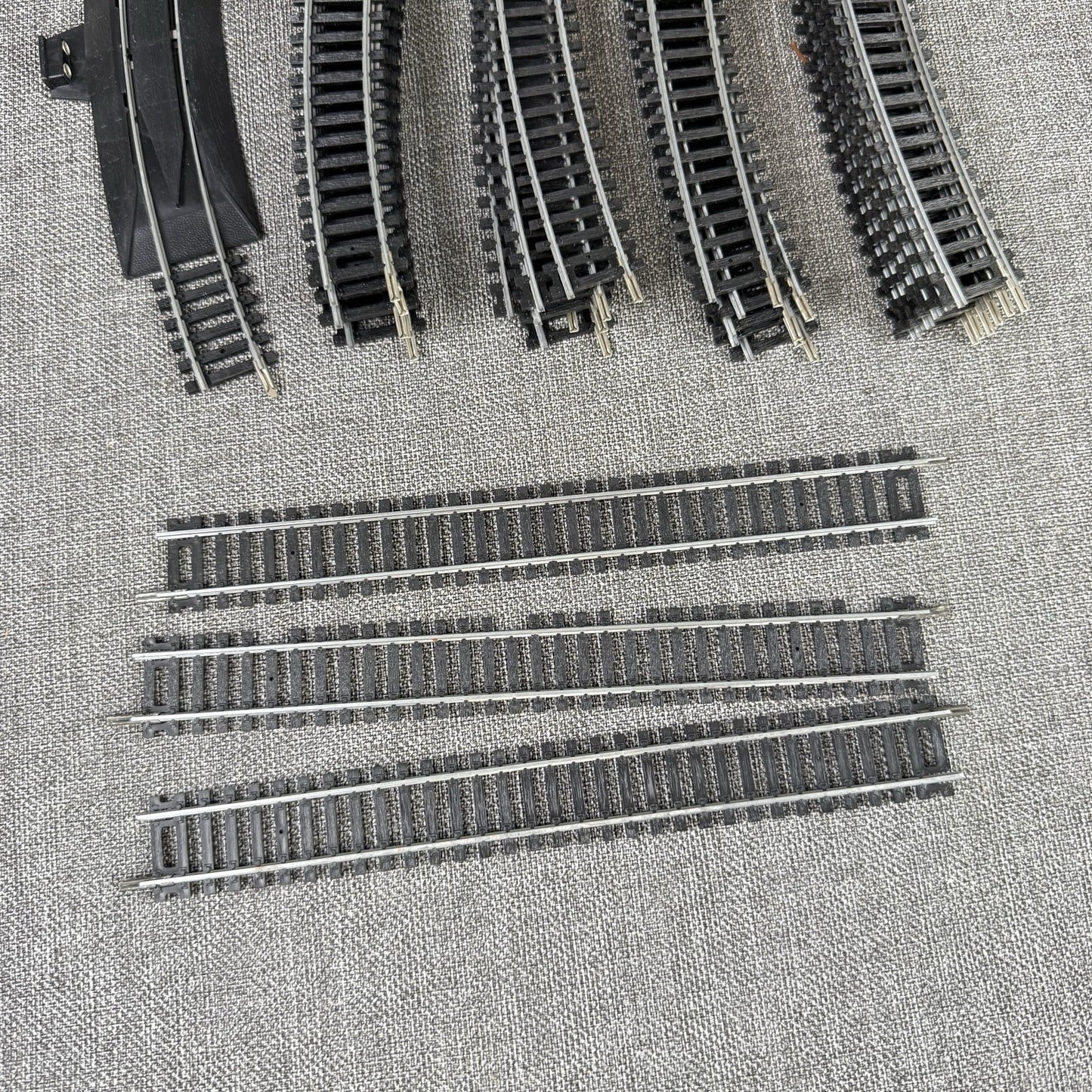 Bachmann HO Scale R 18" Radius Curved Nickel plated Track 24 pieces + 4 Straight