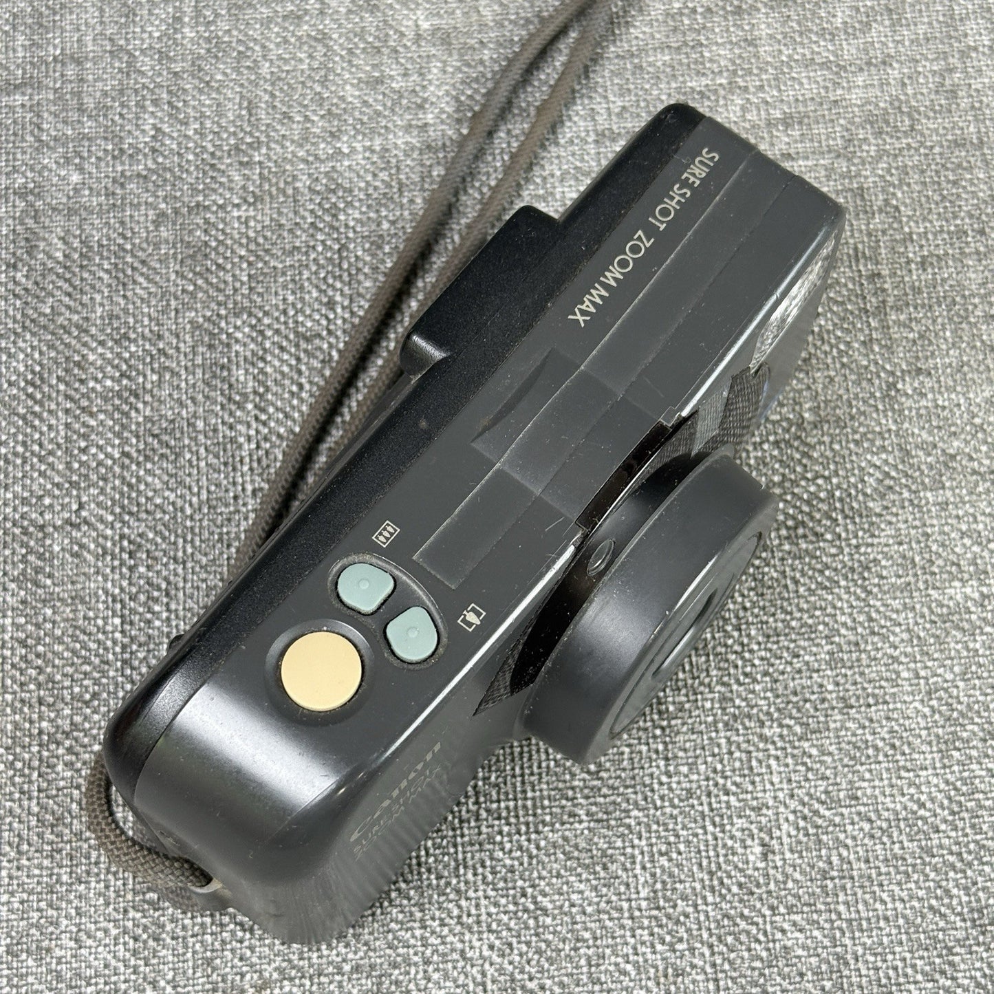 Canon Sure Shot Zoom Max 38-76mm Lens 35MM P&S Film Camera - for parts or repair