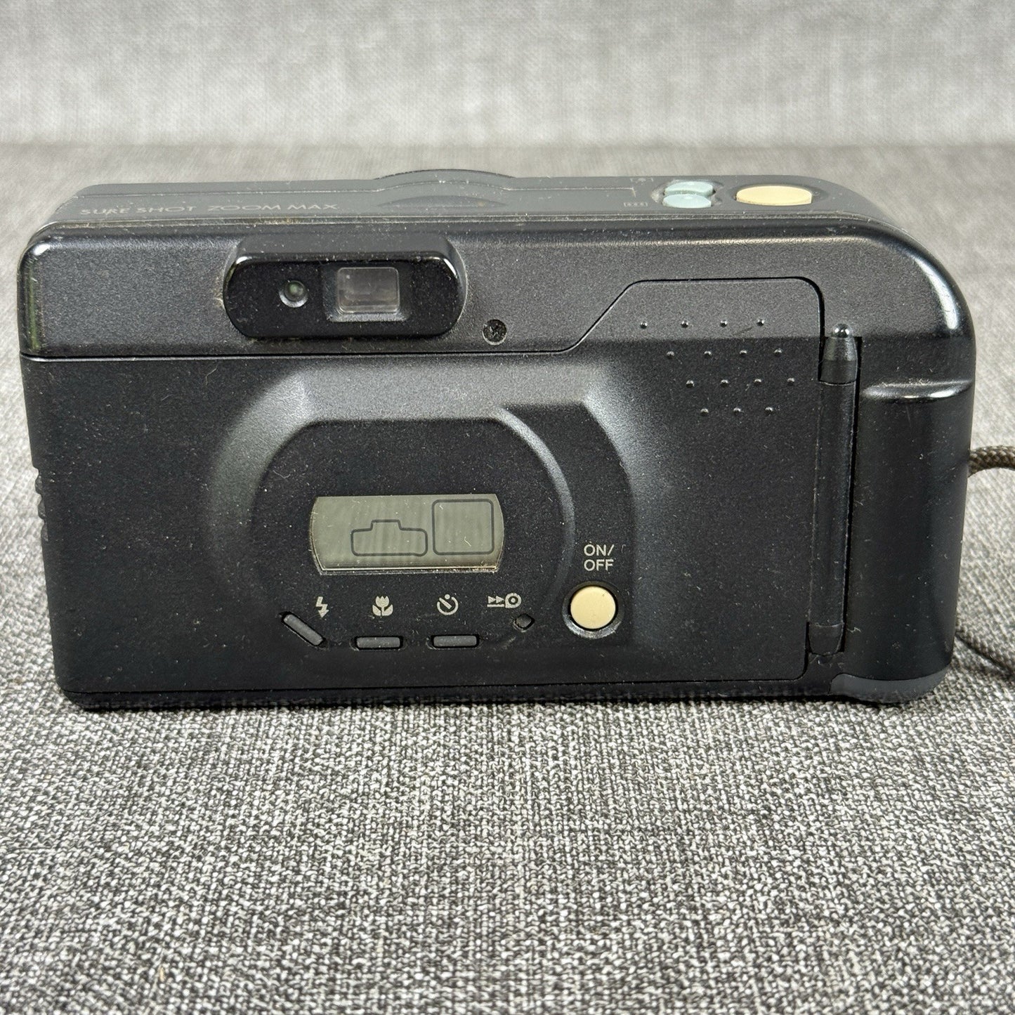 Canon Sure Shot Zoom Max 38-76mm Lens 35MM P&S Film Camera - for parts or repair