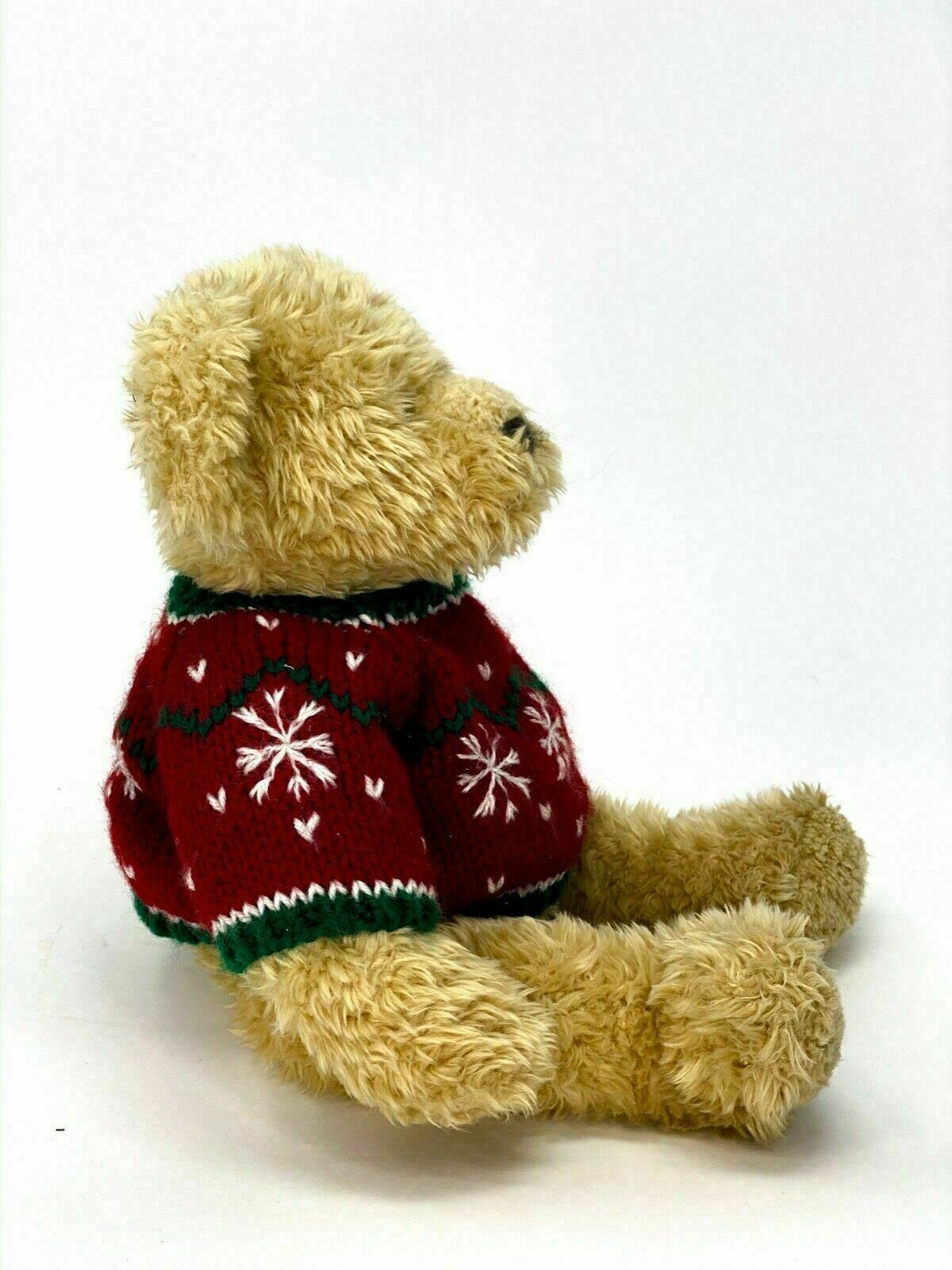 Vintage Rare 14" YANG JEE Bear (Teddy) ANIMAL Plush Stuffed with knit Sweater