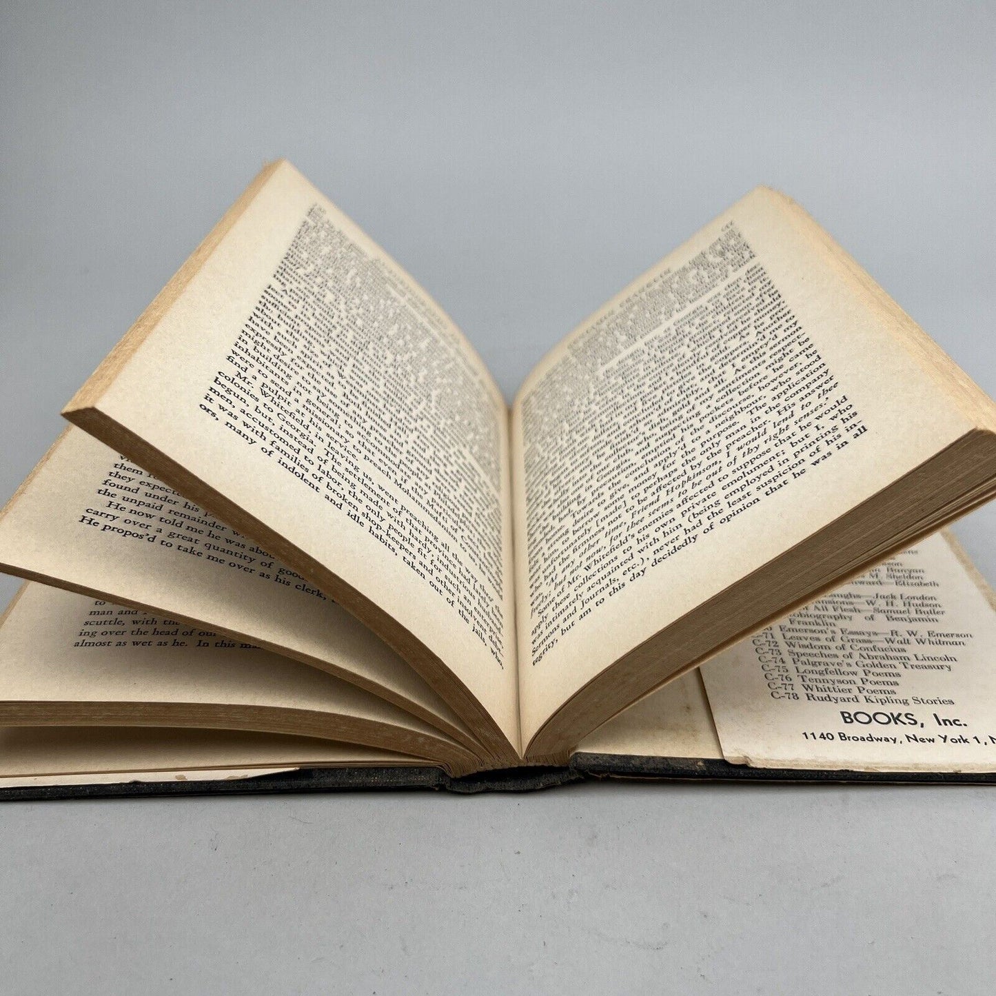The Autobiography of Benjamin Franklin HC Books, Inc. Publishers Art Edition