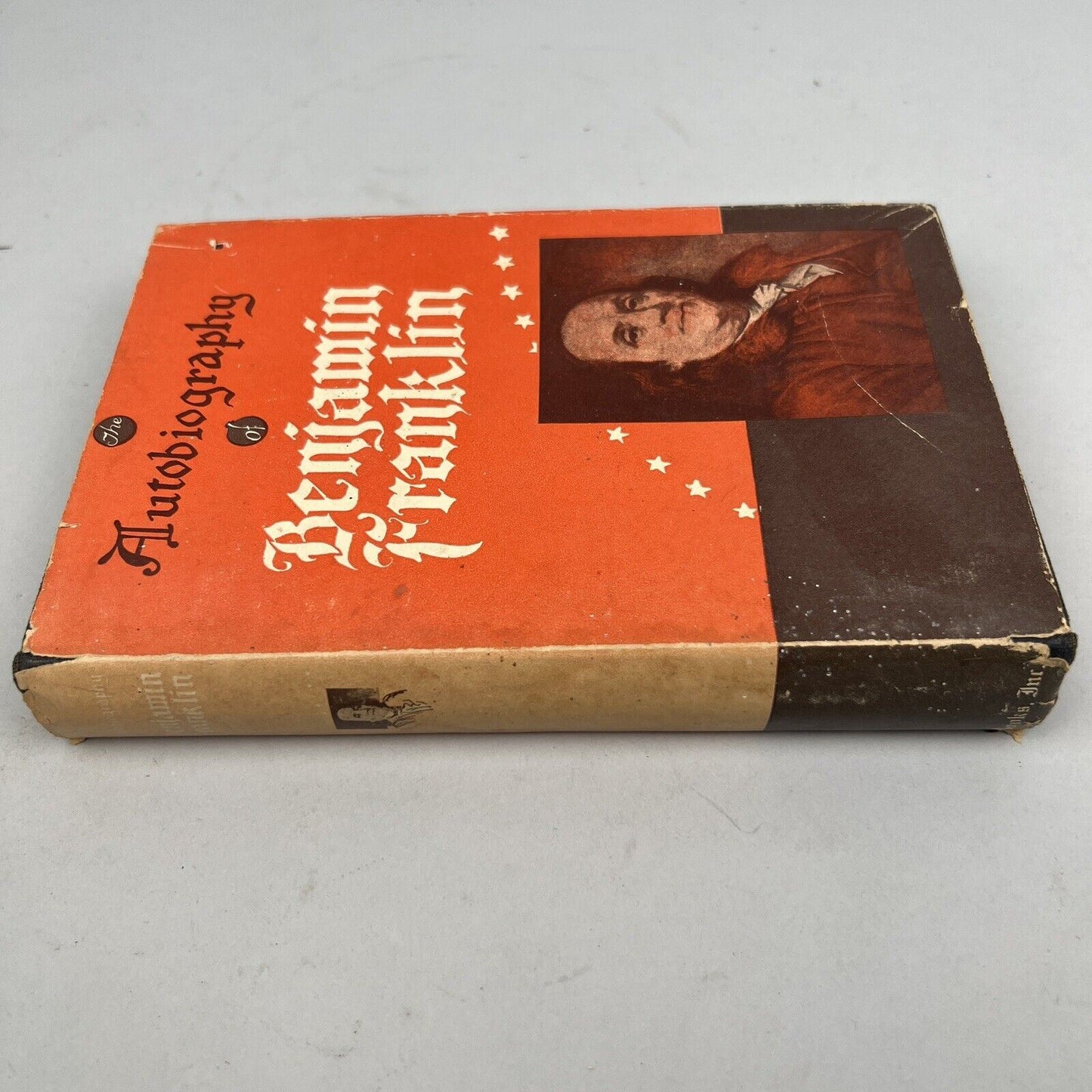 The Autobiography of Benjamin Franklin HC Books, Inc. Publishers Art Edition