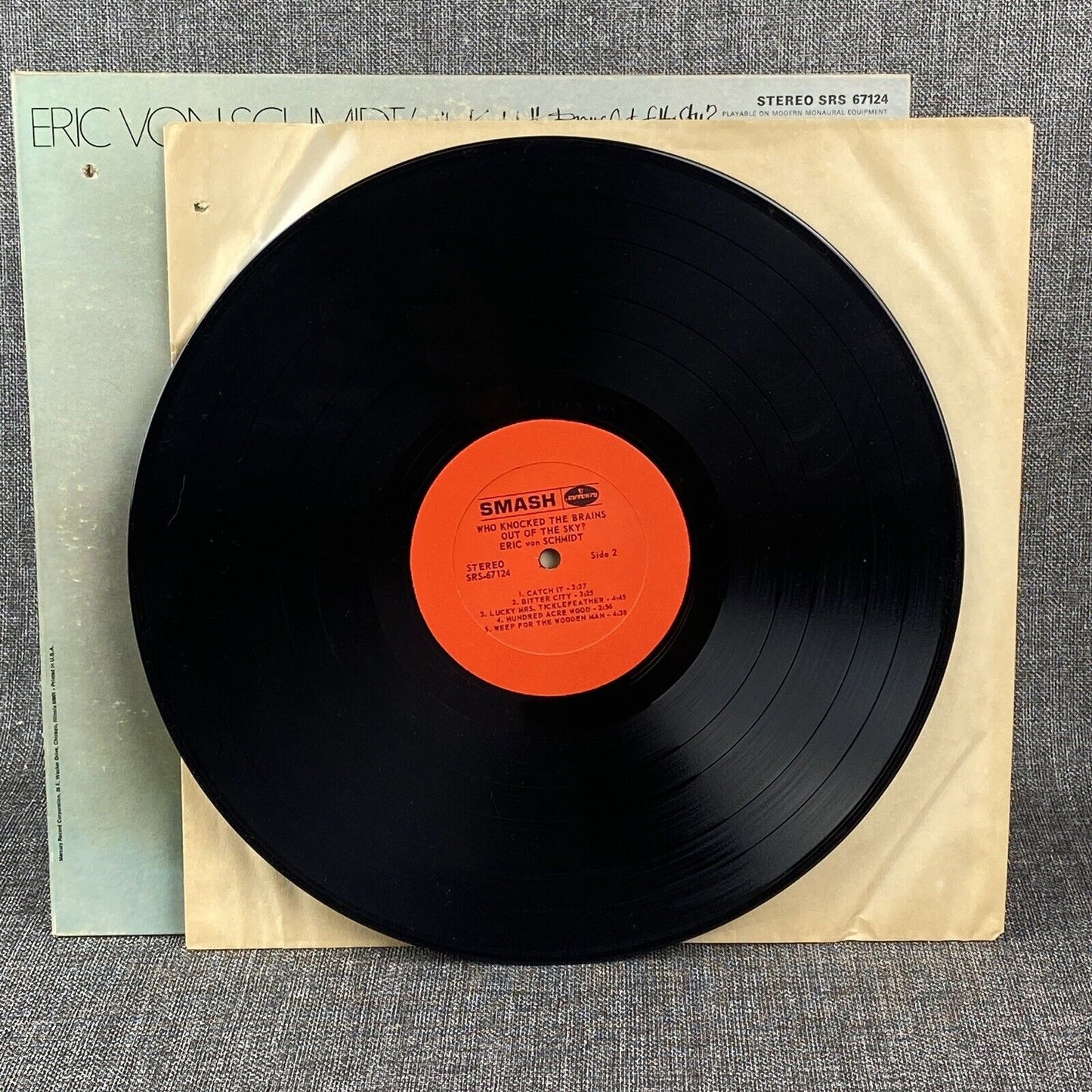Eric Von Schmidt Who Knocked the Brains Out of the Sky? Vinyl LP Record NM