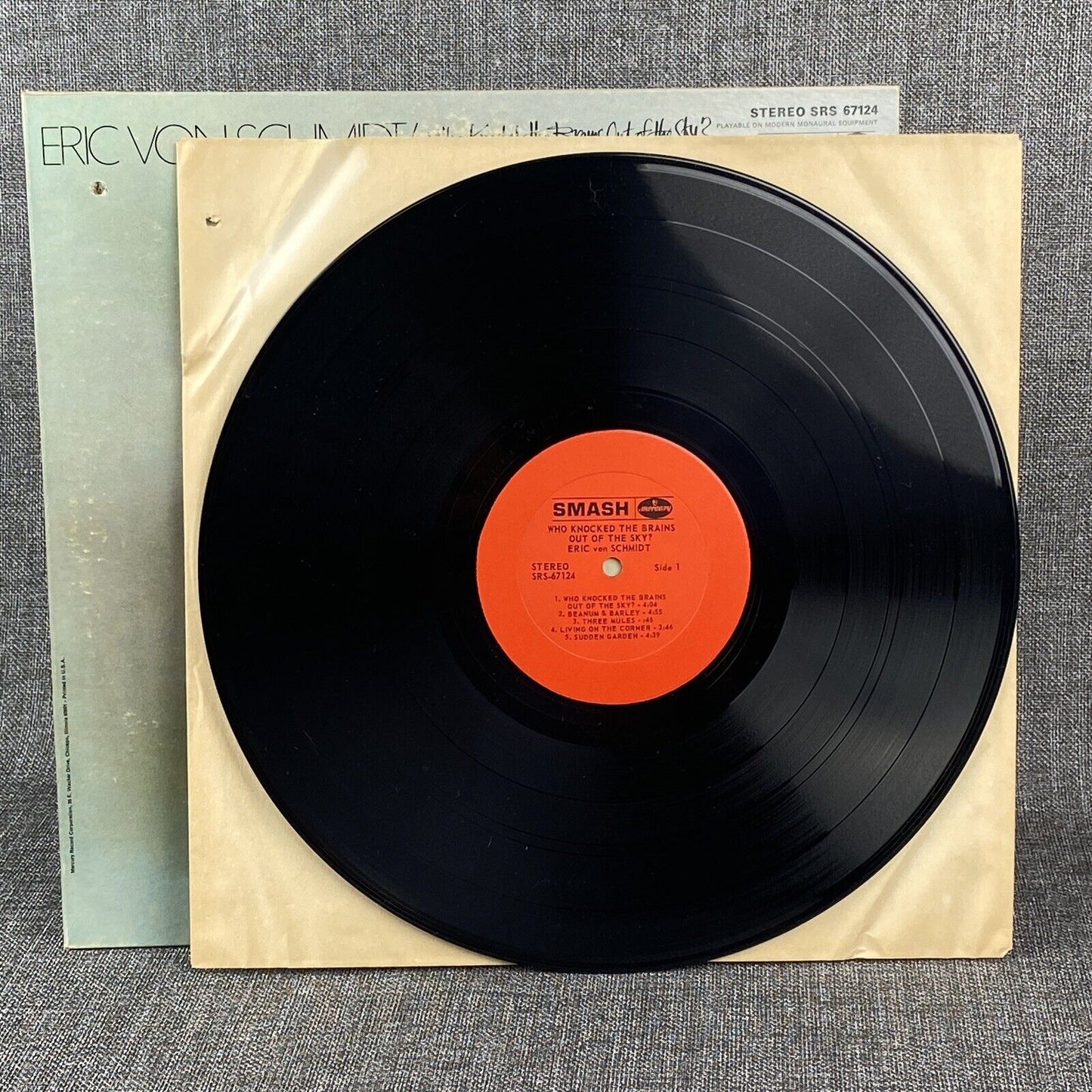 Eric Von Schmidt Who Knocked the Brains Out of the Sky? Vinyl LP Record NM