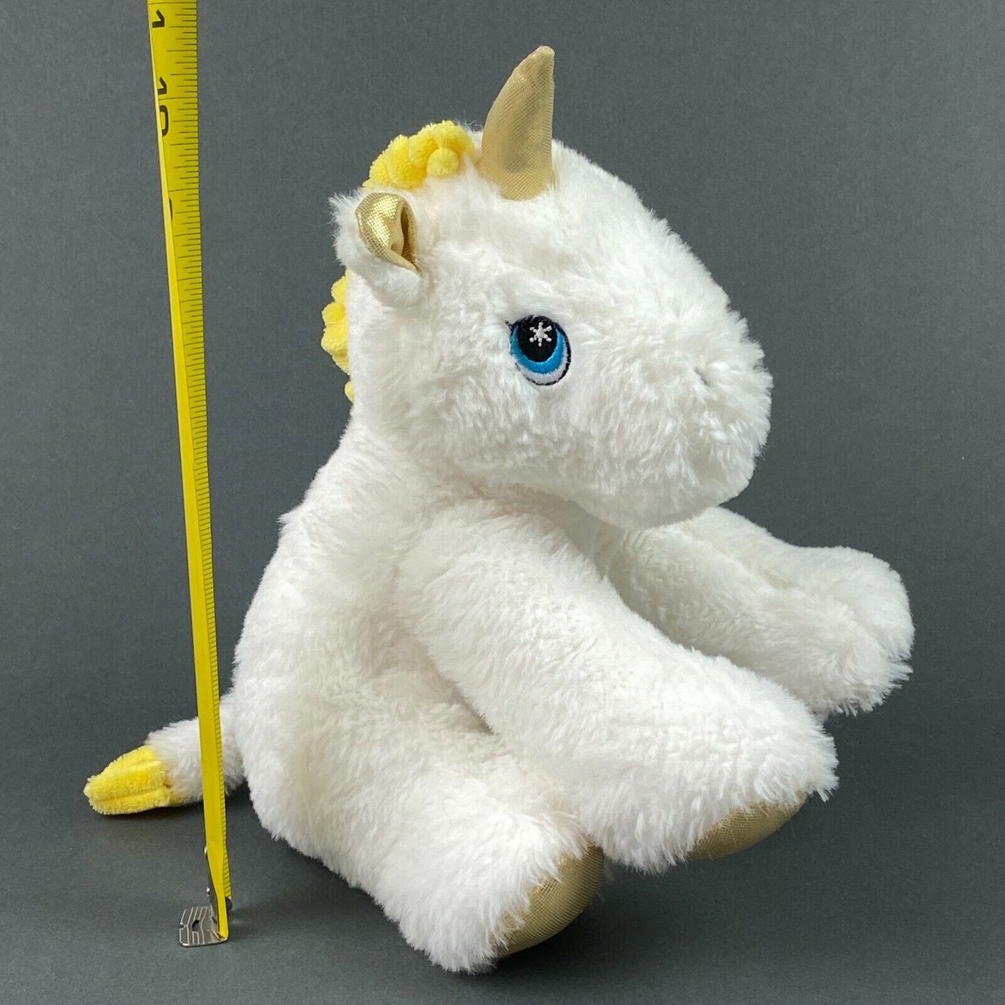 White Unicorn Stuffed Plush Animal, Spark Create Imagine