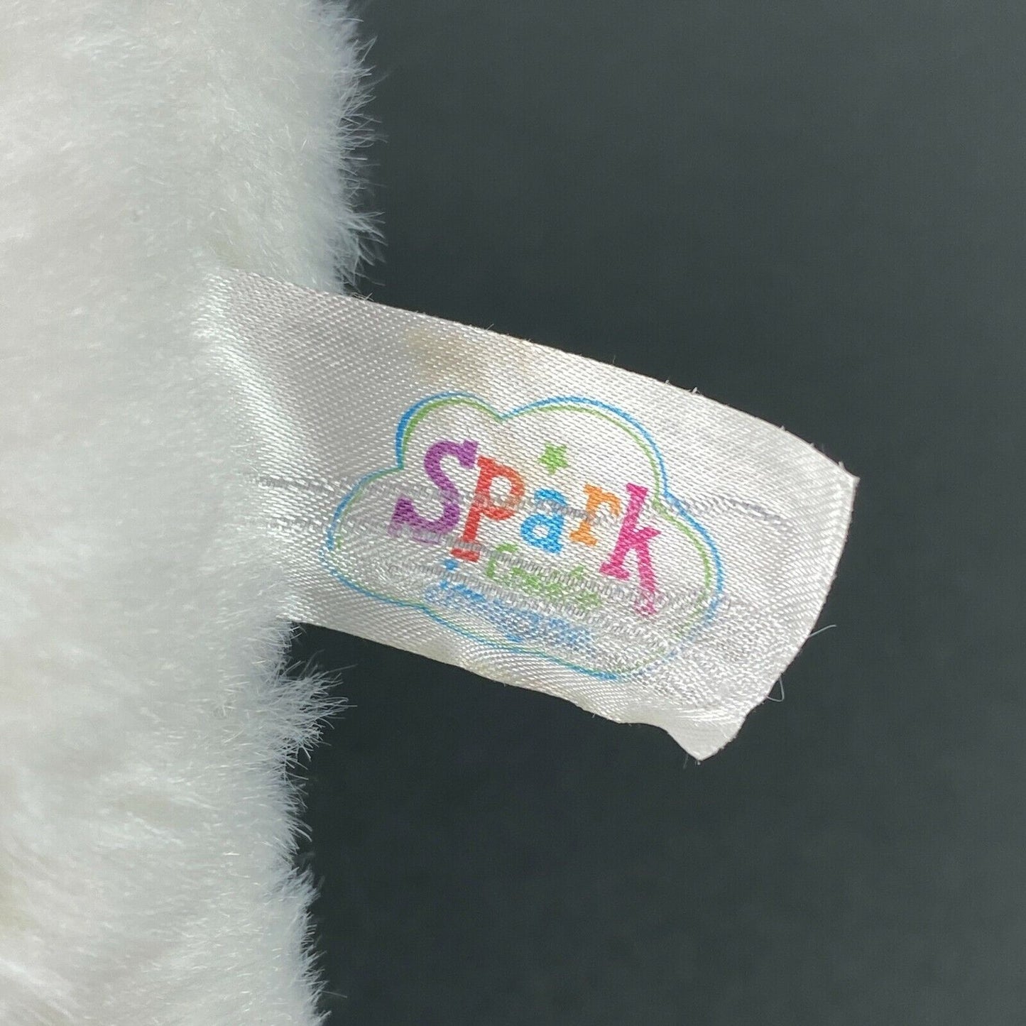 White Unicorn Stuffed Plush Animal, Spark Create Imagine