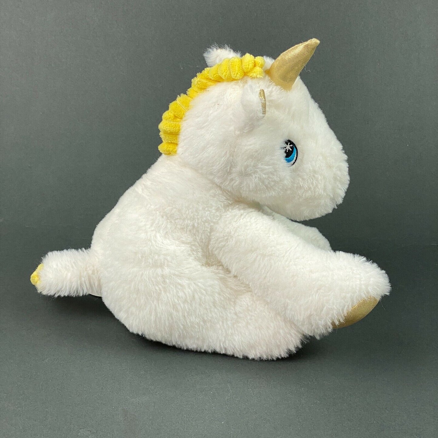 White Unicorn Stuffed Plush Animal, Spark Create Imagine