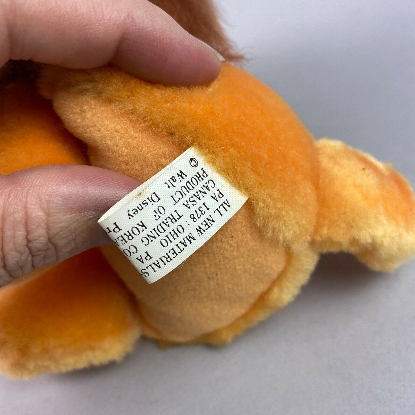 Walt Disney Lady and the Tramp Plush Stuffed Animal 6.5" Tall