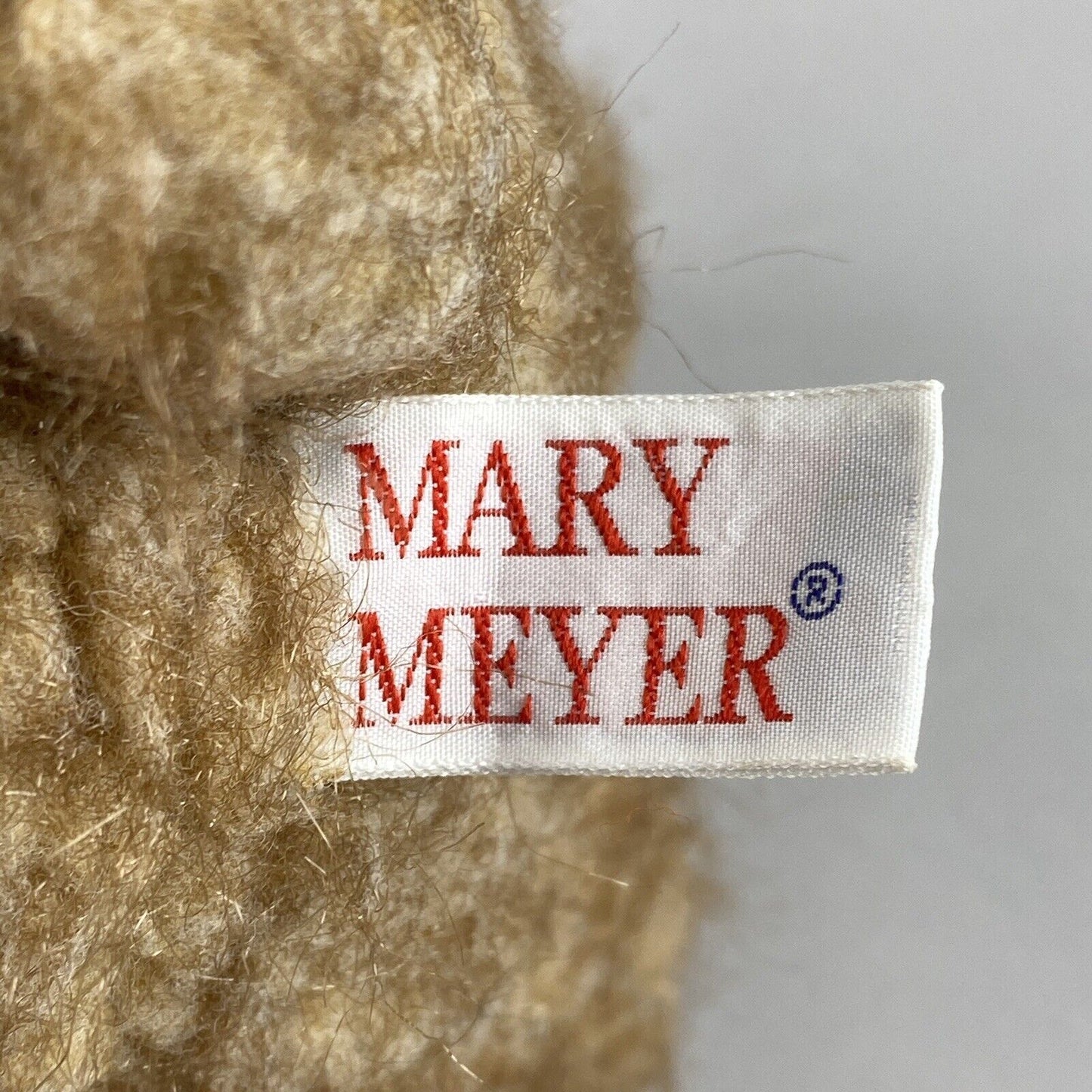 Vintage 1997 Mary Meyer "Graham" Teddy Bear Plush Wearing Plaid Bow 13" w/Tags