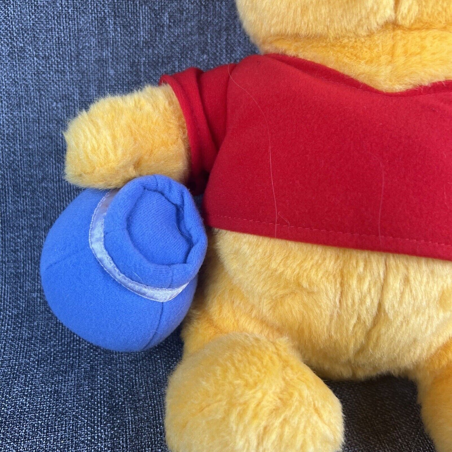 Vintage Winnie The Pooh Plush with Honey 12"