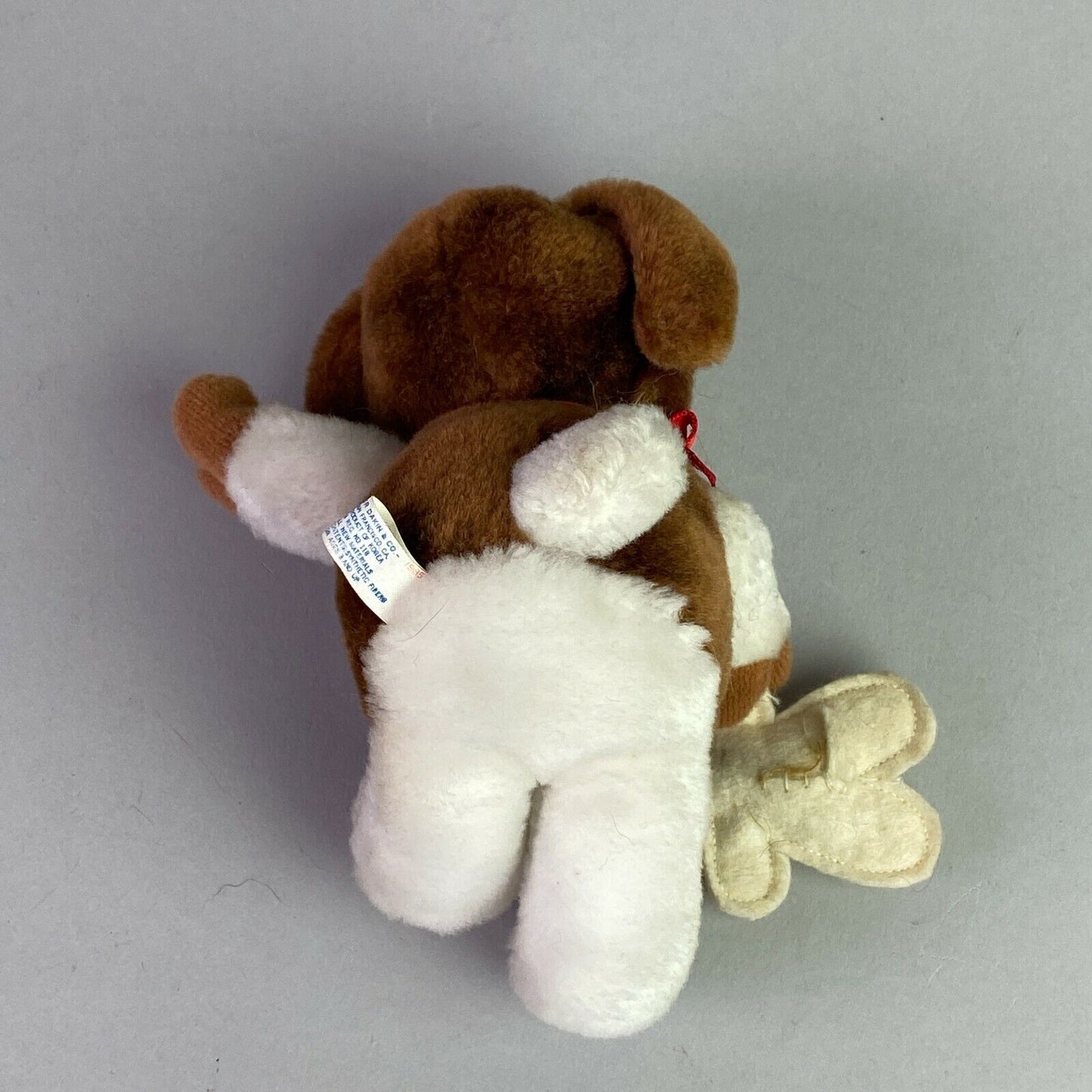 Vintage 1985 Dakin Small 5” Stuffed Plush Puppy Dog