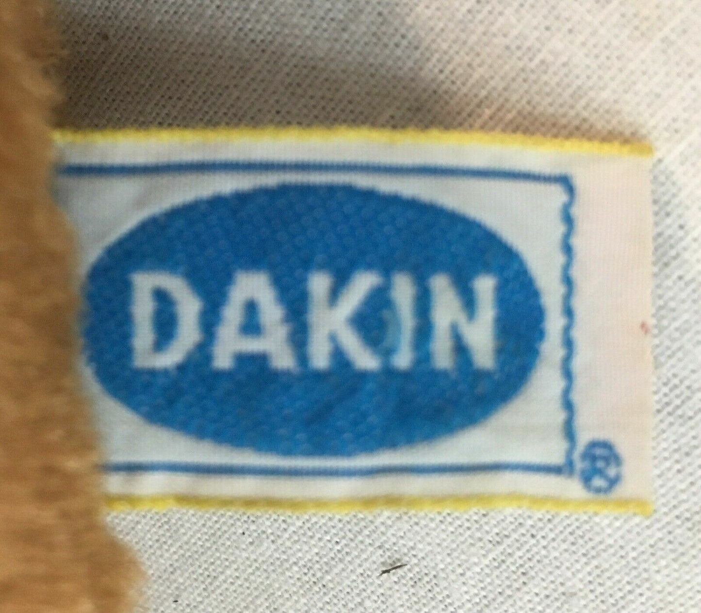 Dakin Bear with Beanie Fun Farm Beanie Boppers 1987 RARE