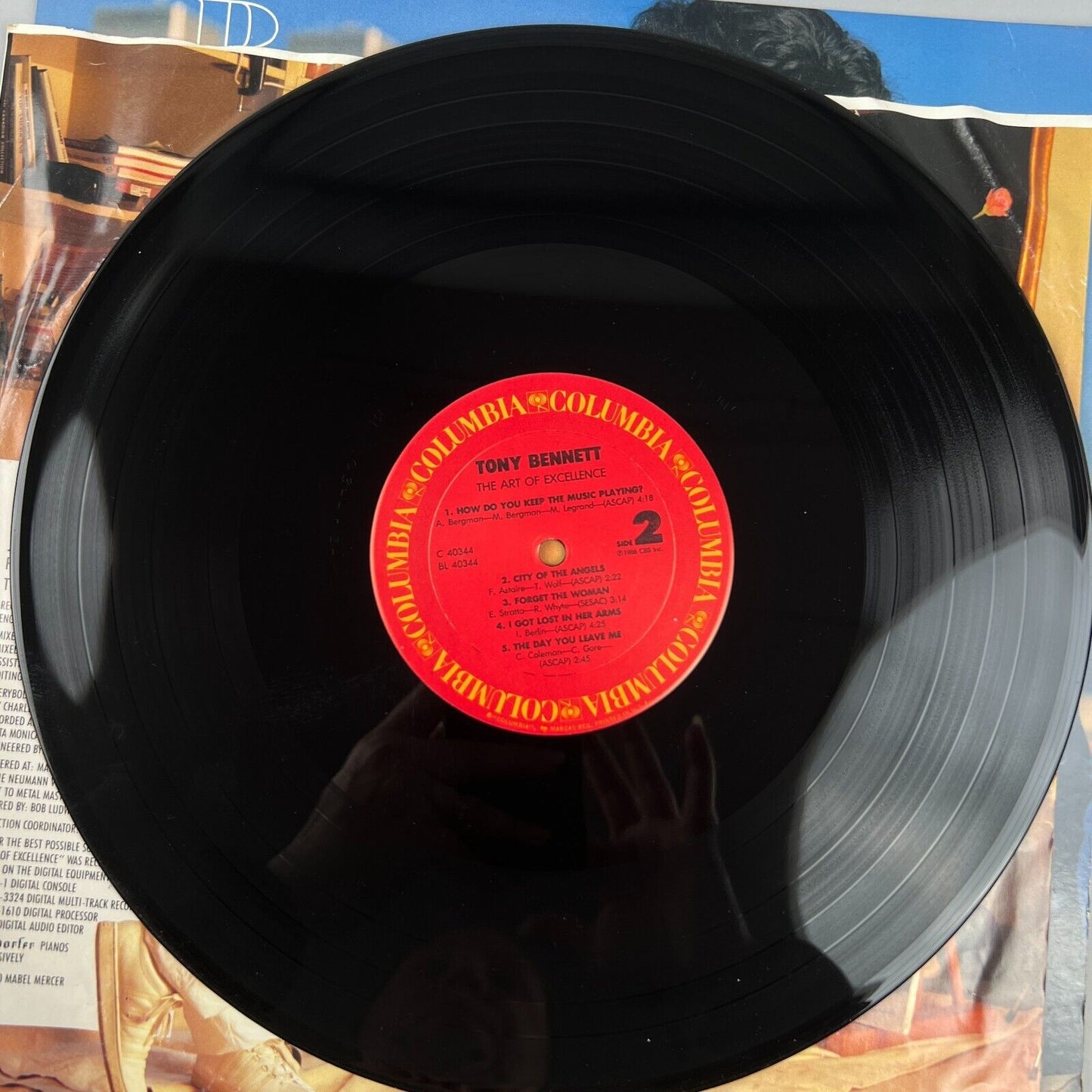 Tony Bennett - The Art of Excellence Promotional Vinyl Record