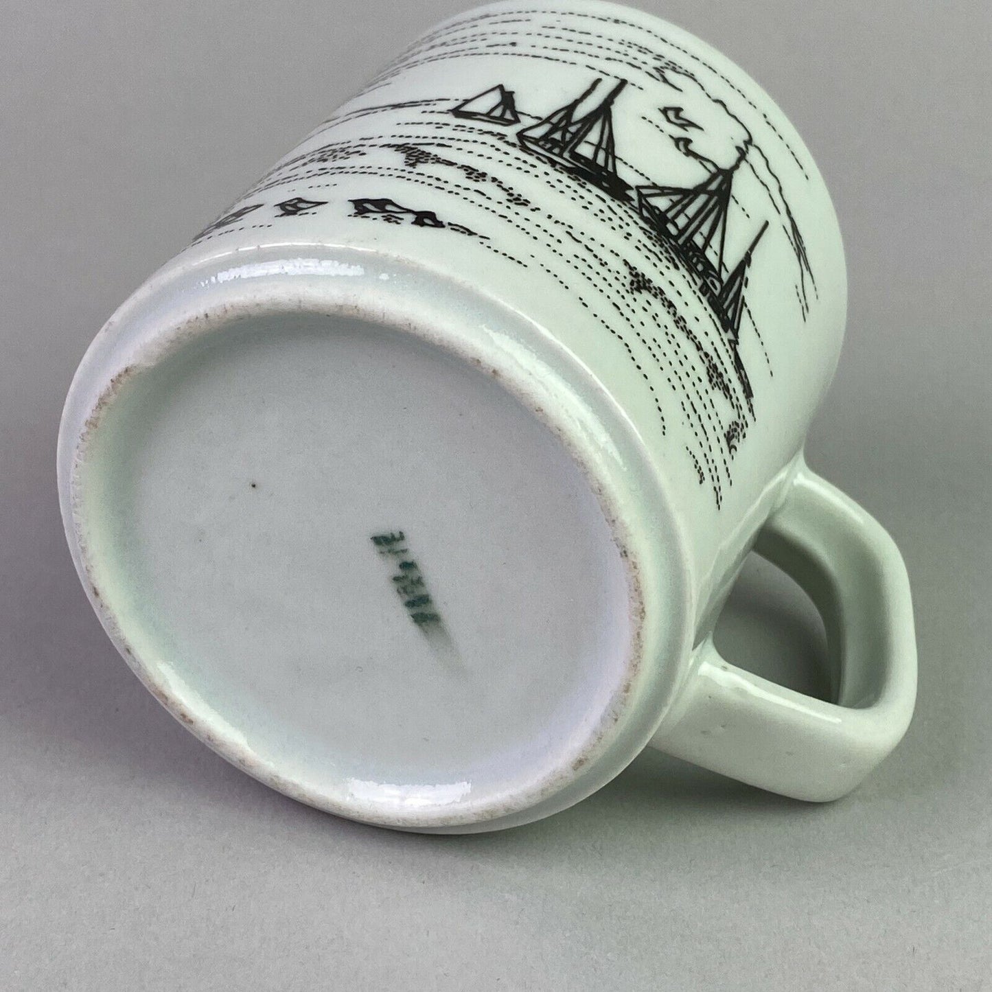 Vintage New Jersey Monochrome Sailboat Mug