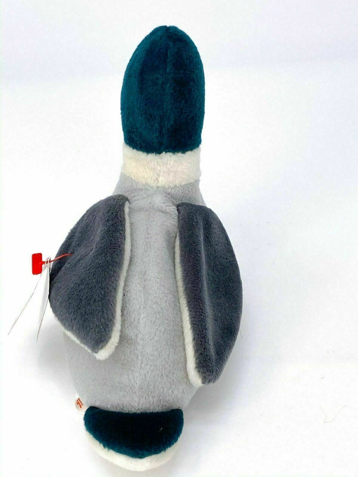 Classic TY Beanie Babies- Rare, retired Jake the Duck 1997. (Errors on Tag)