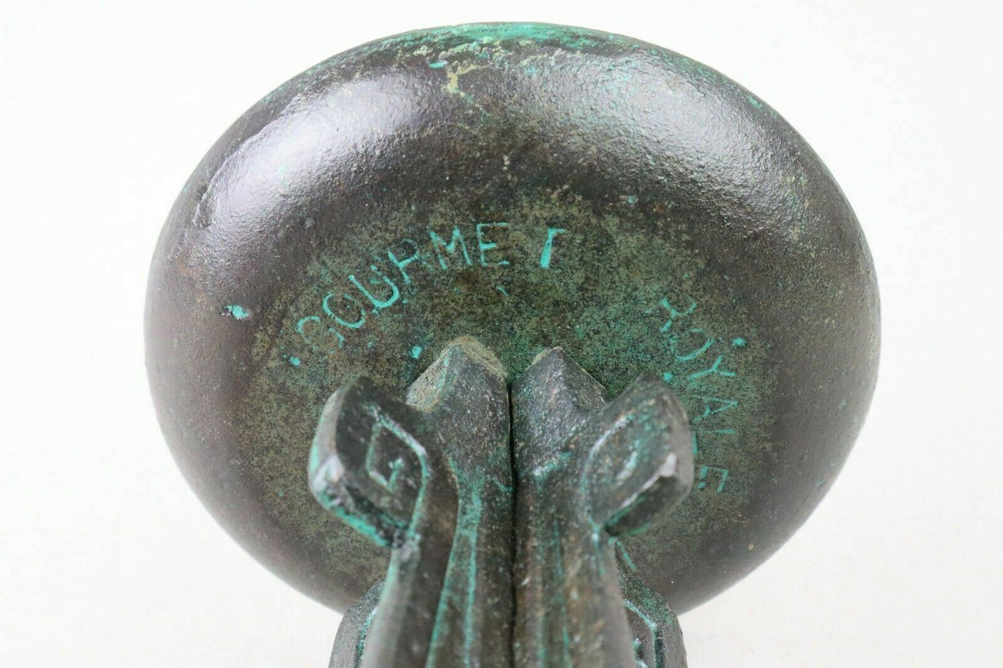 Vintage Gourmet Royale LTD (Aztek Design) 8" Tall 3 1/4" Flat Candle holder