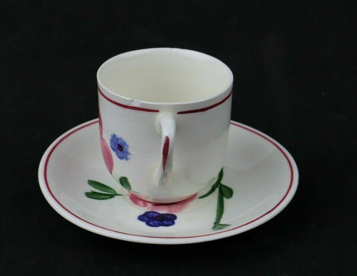 Vintage NASCO Hand Painted Demitasse Set Teacup and Saucer 2" Made is USA