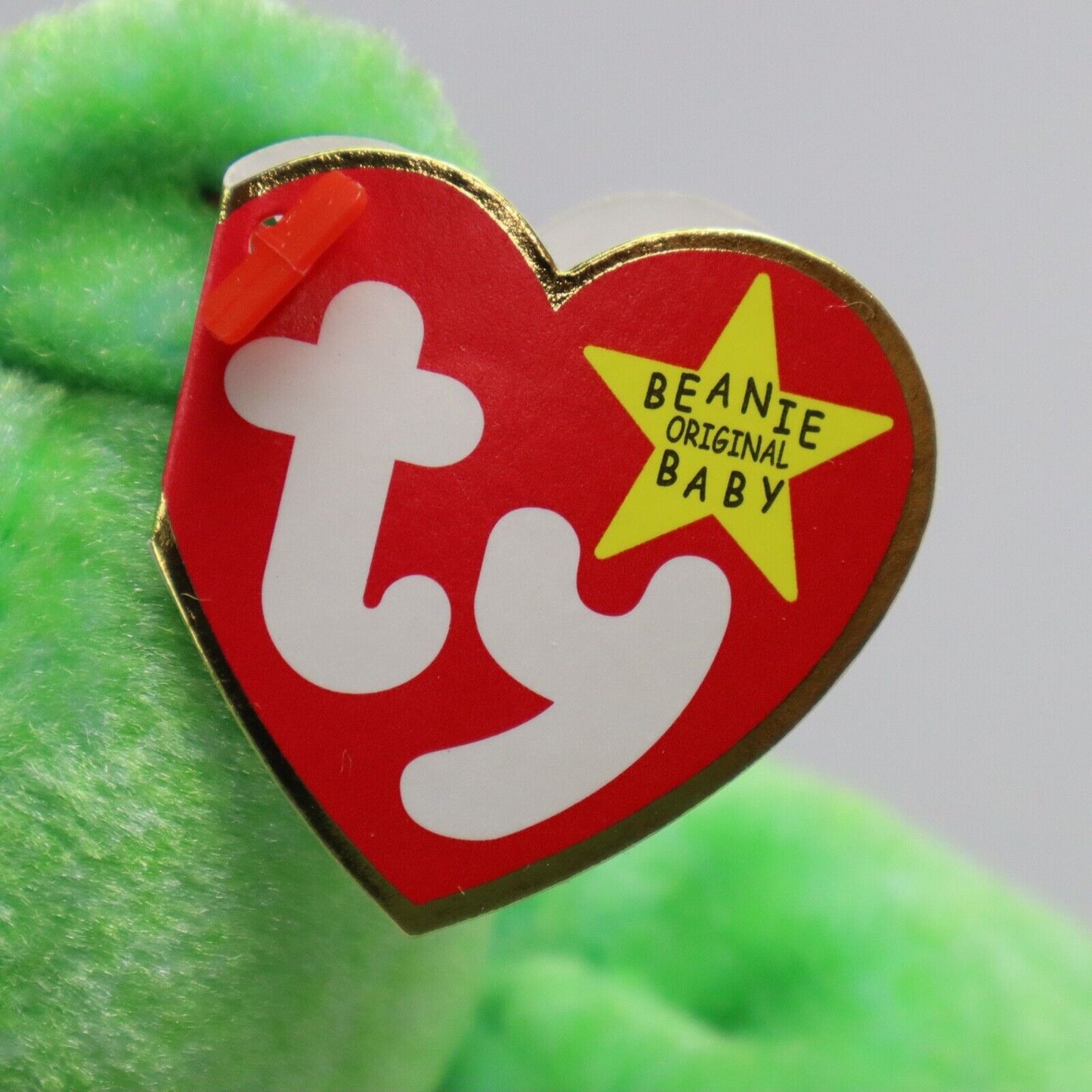 Vintage TY Beanie Baby Original 1998, Kicks Bear, Plush Stuffed Animal