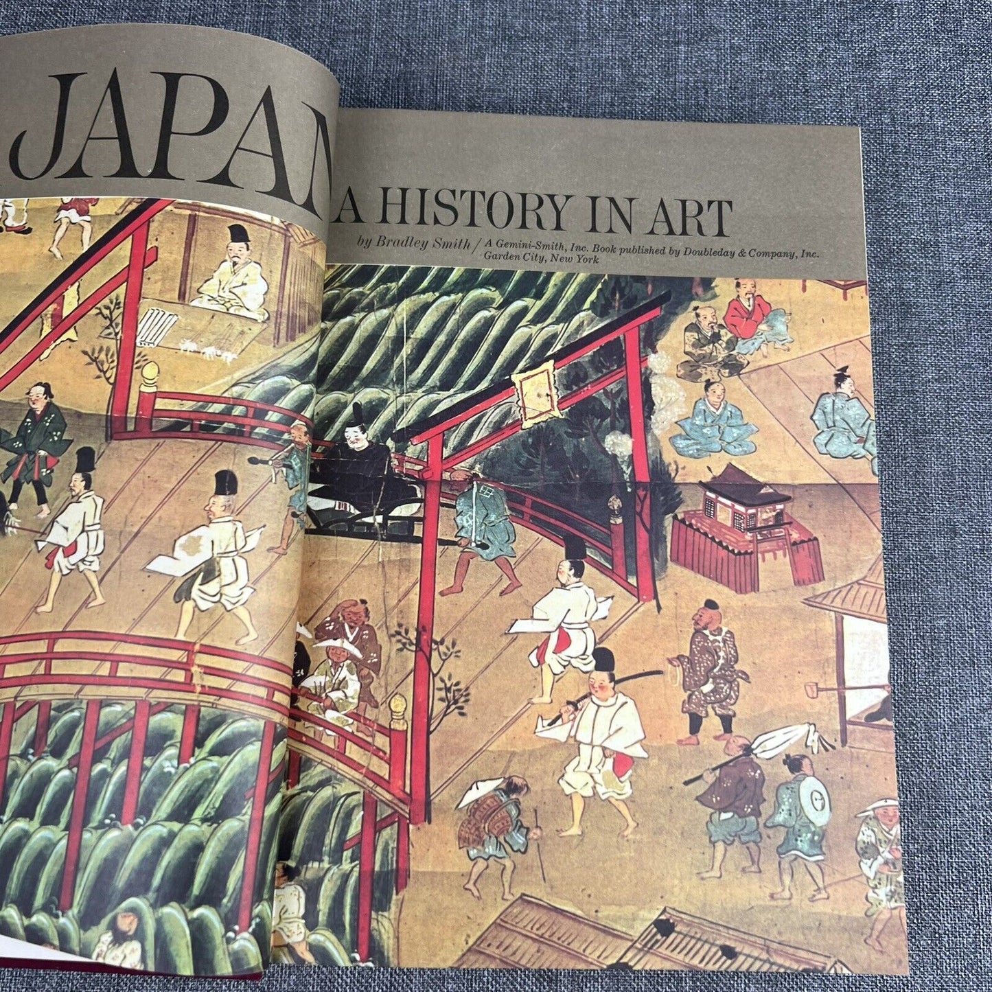 Vintage Japan A History in Art - By Bradley Smith, HC, Coffee Table Book, 1964
