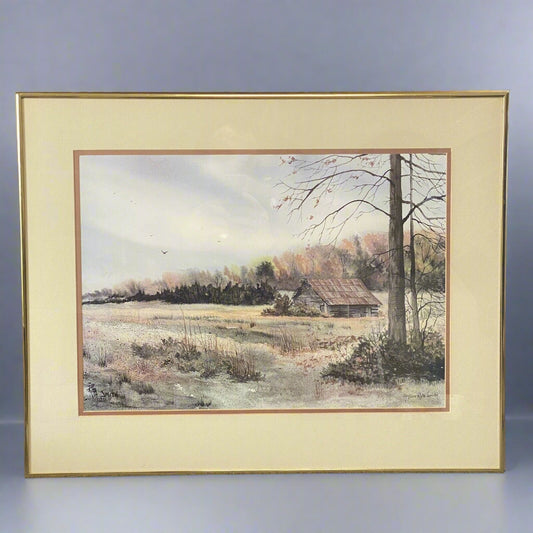 Rita Smith Art Landscape  BarnCountry Southern Framed 30/200 Hand Signed