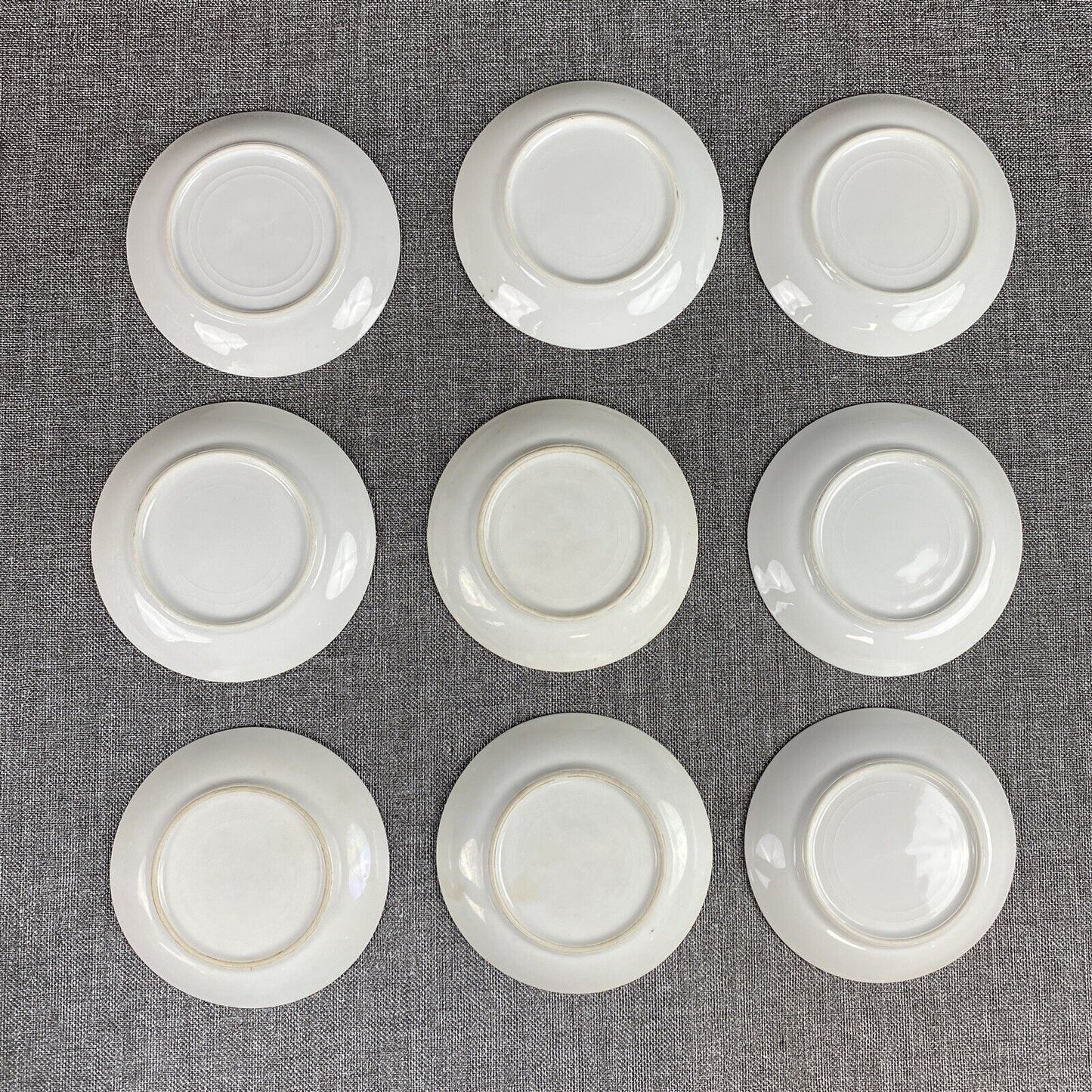 Lot of 9: Noritake China Azalea Hand Painted Saucers