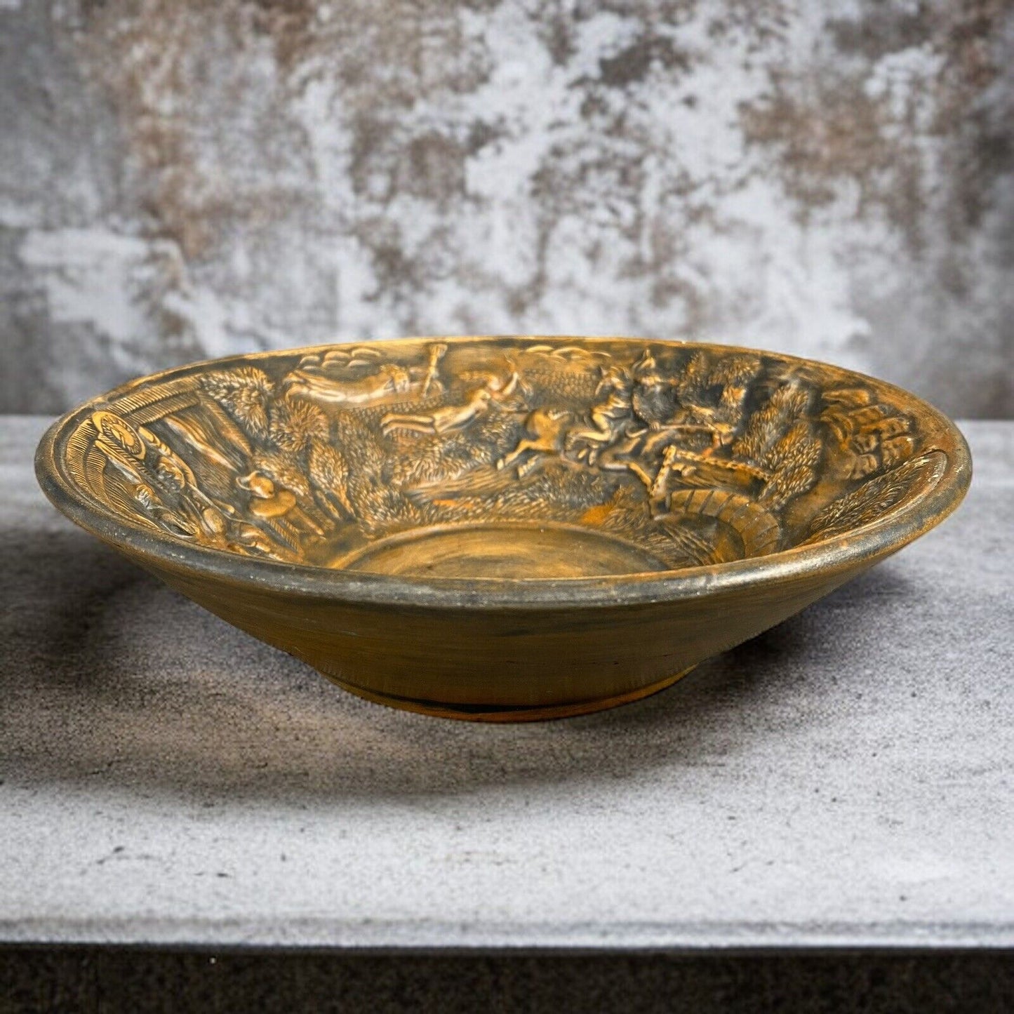 Vintage German Decorative Bowl Fairy Tale Witches