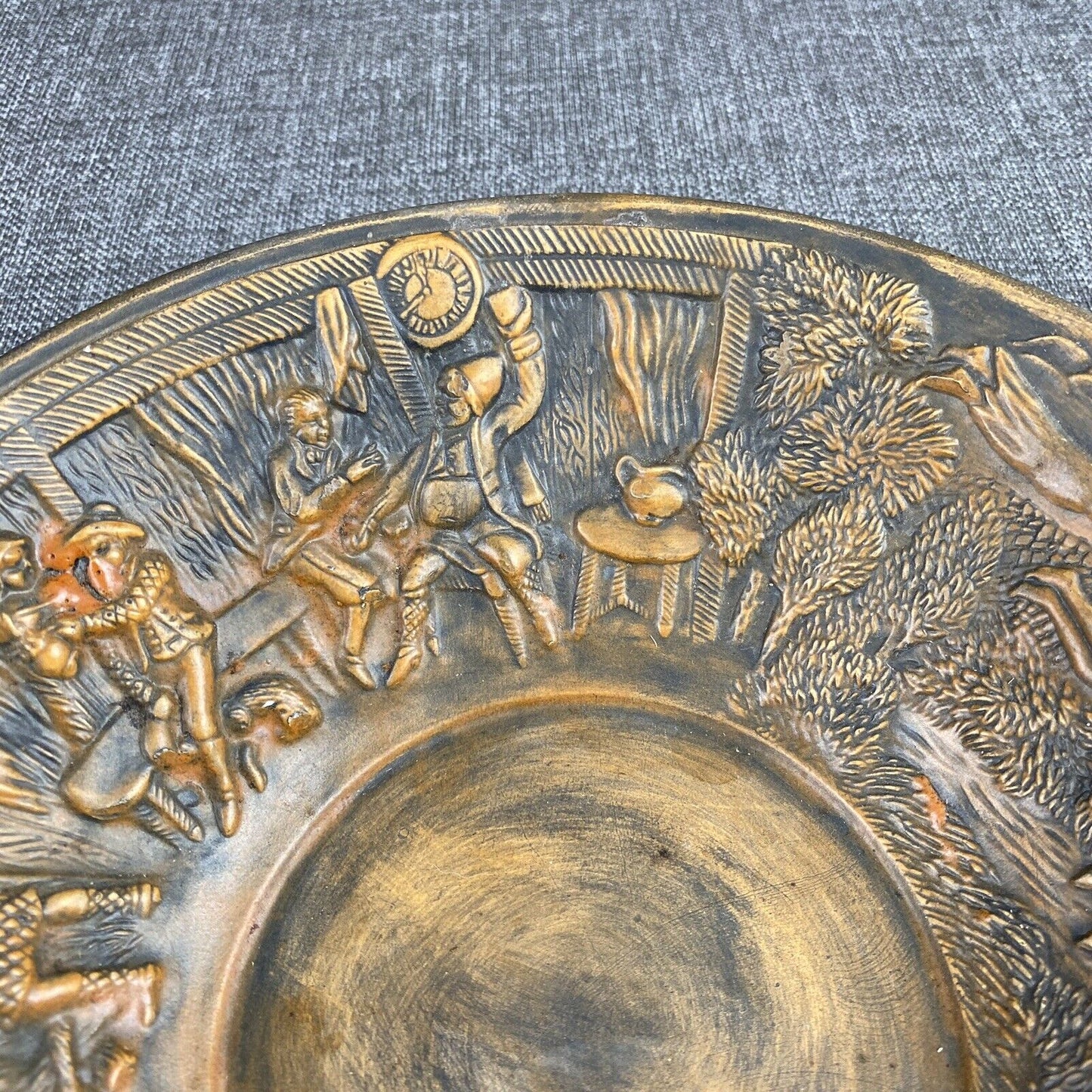 Vintage German Decorative Bowl Fairy Tale Witches