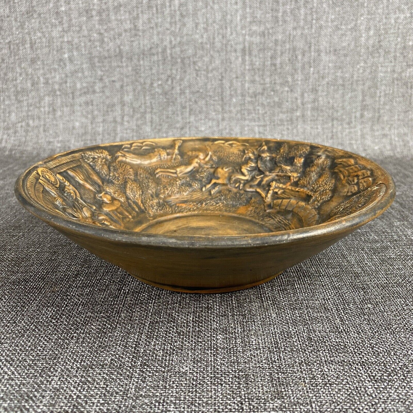 Vintage German Decorative Bowl Fairy Tale Witches