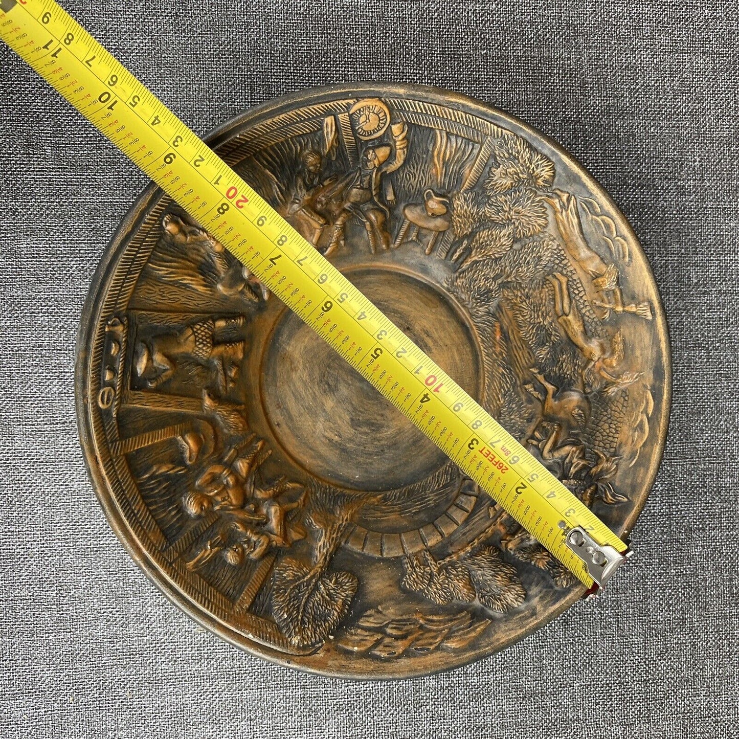 Vintage German Decorative Bowl Fairy Tale Witches