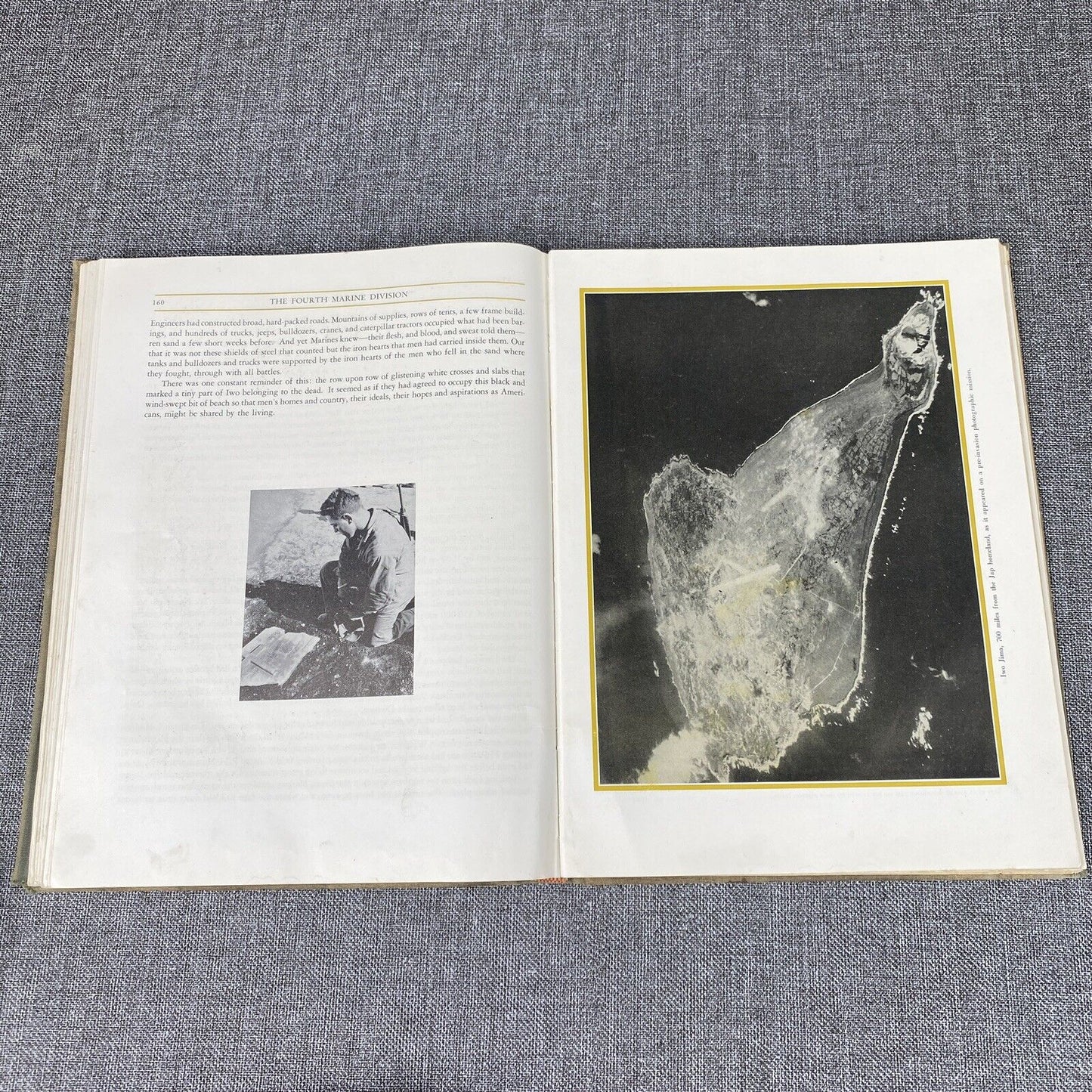 The Fourth Marine Division in World War II stated first edition December 1946