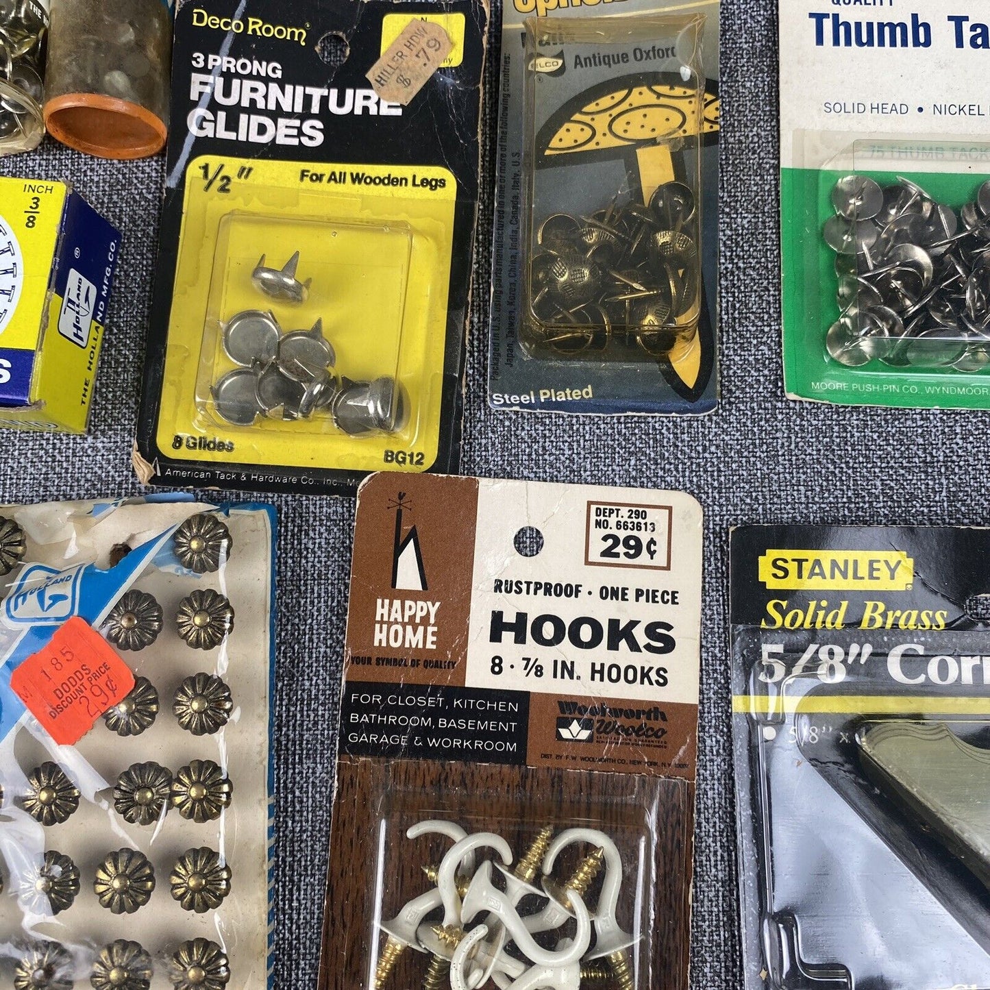 Vintage Upholstery Nails, Tacks, Staples lot