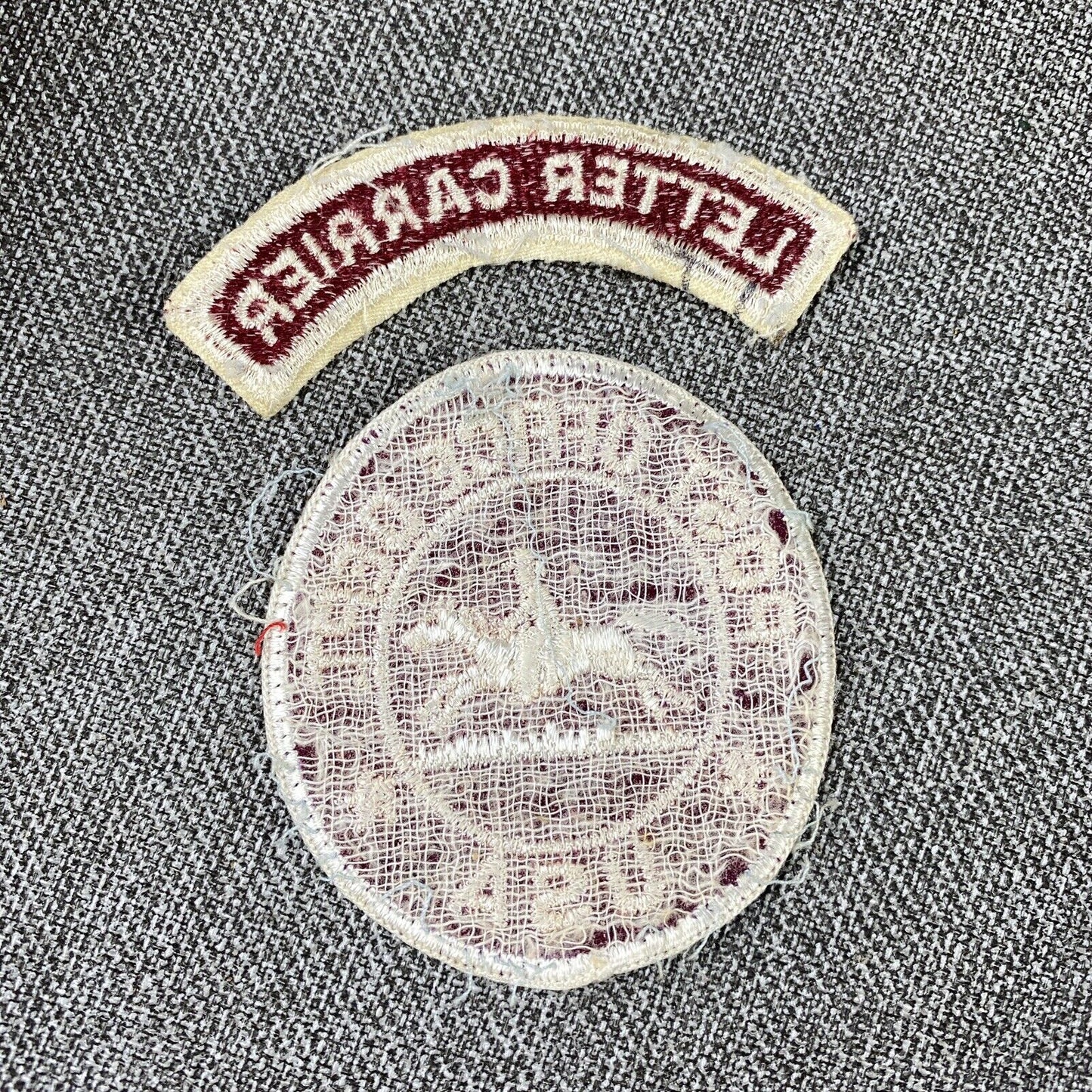 Vintage USA Post Office Department Letter Carrier Patch USPS Mail Horse 2¾"
