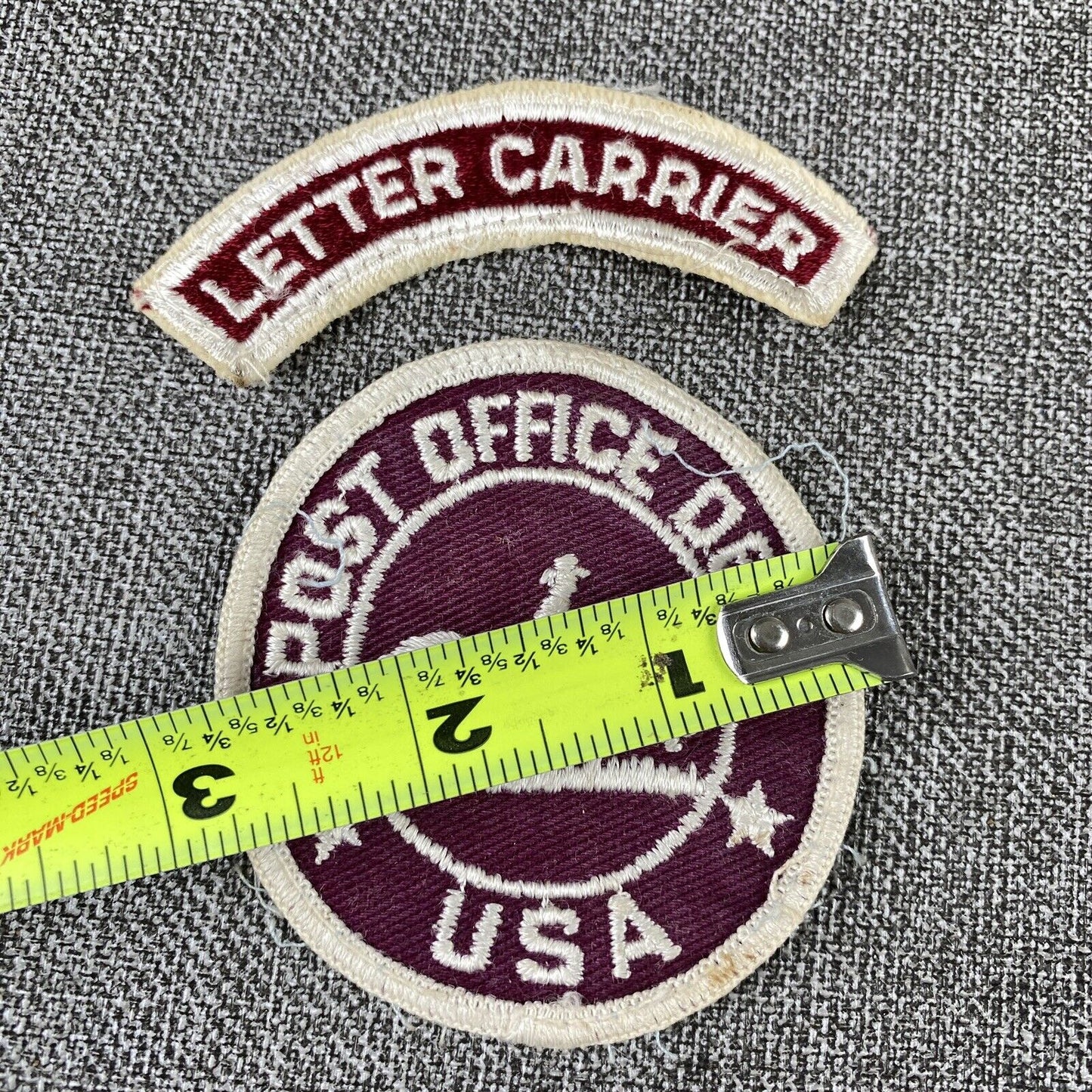 Vintage USA Post Office Department Letter Carrier Patch USPS Mail Horse 2¾"