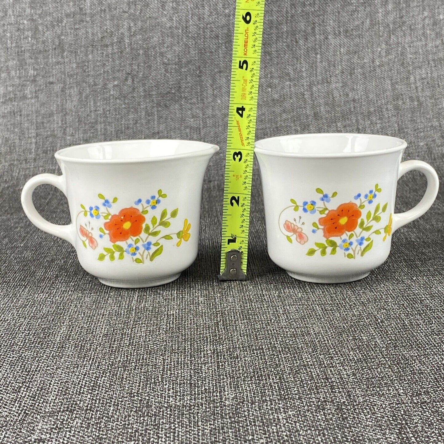 Vintage Corning Ware Corelle Wildflower Set 4 + creamer