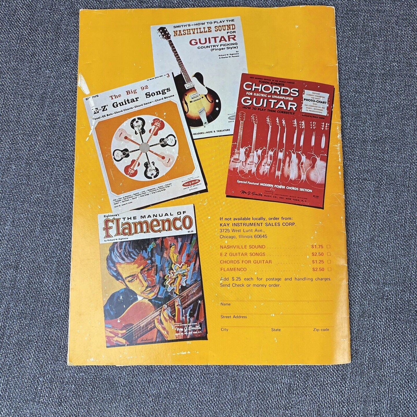 Vintage Guitar Sounds Book Only Step by Step Easy to Follow Instructions